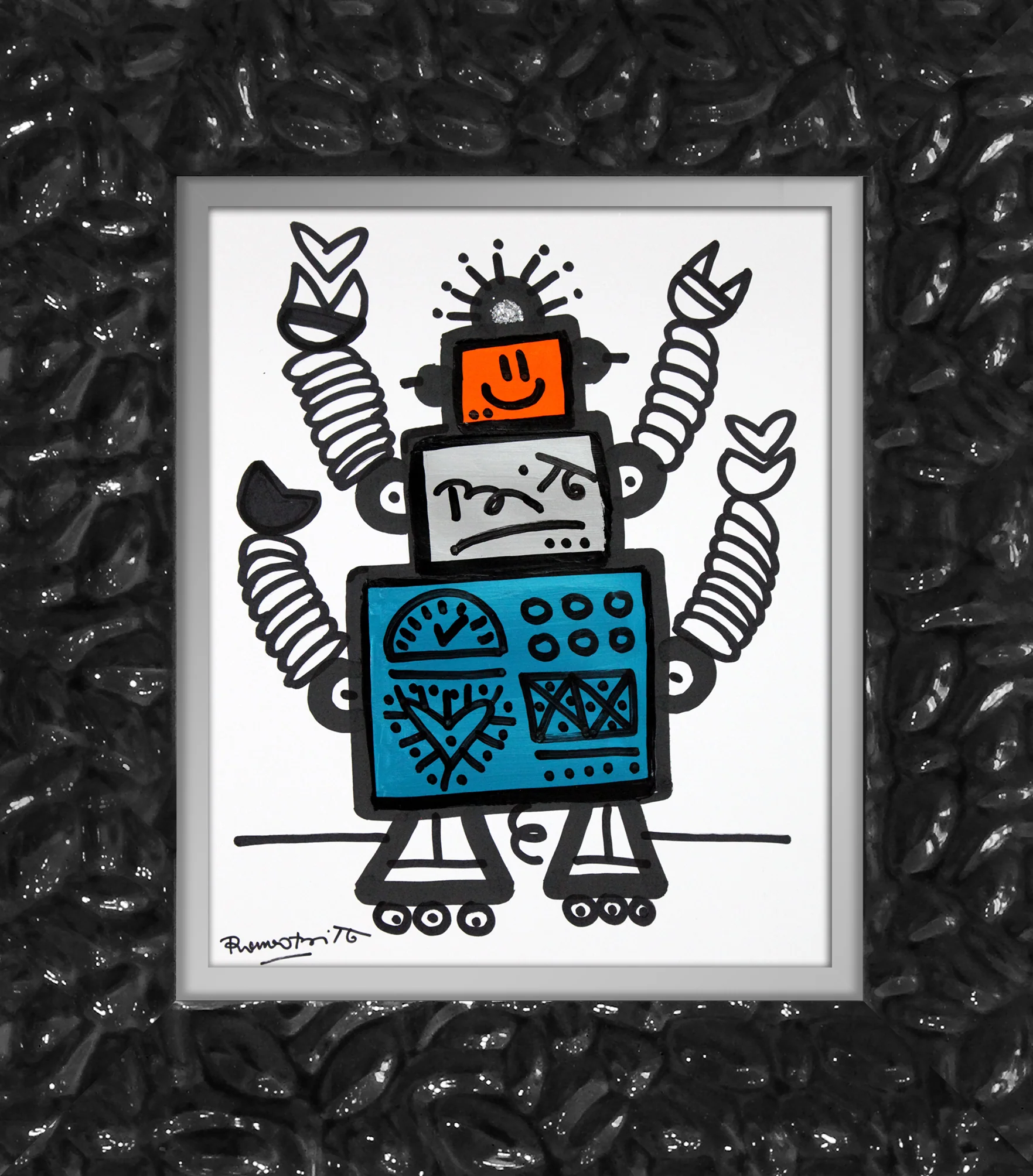 4 ARMS -  Original Drawing - Image 10