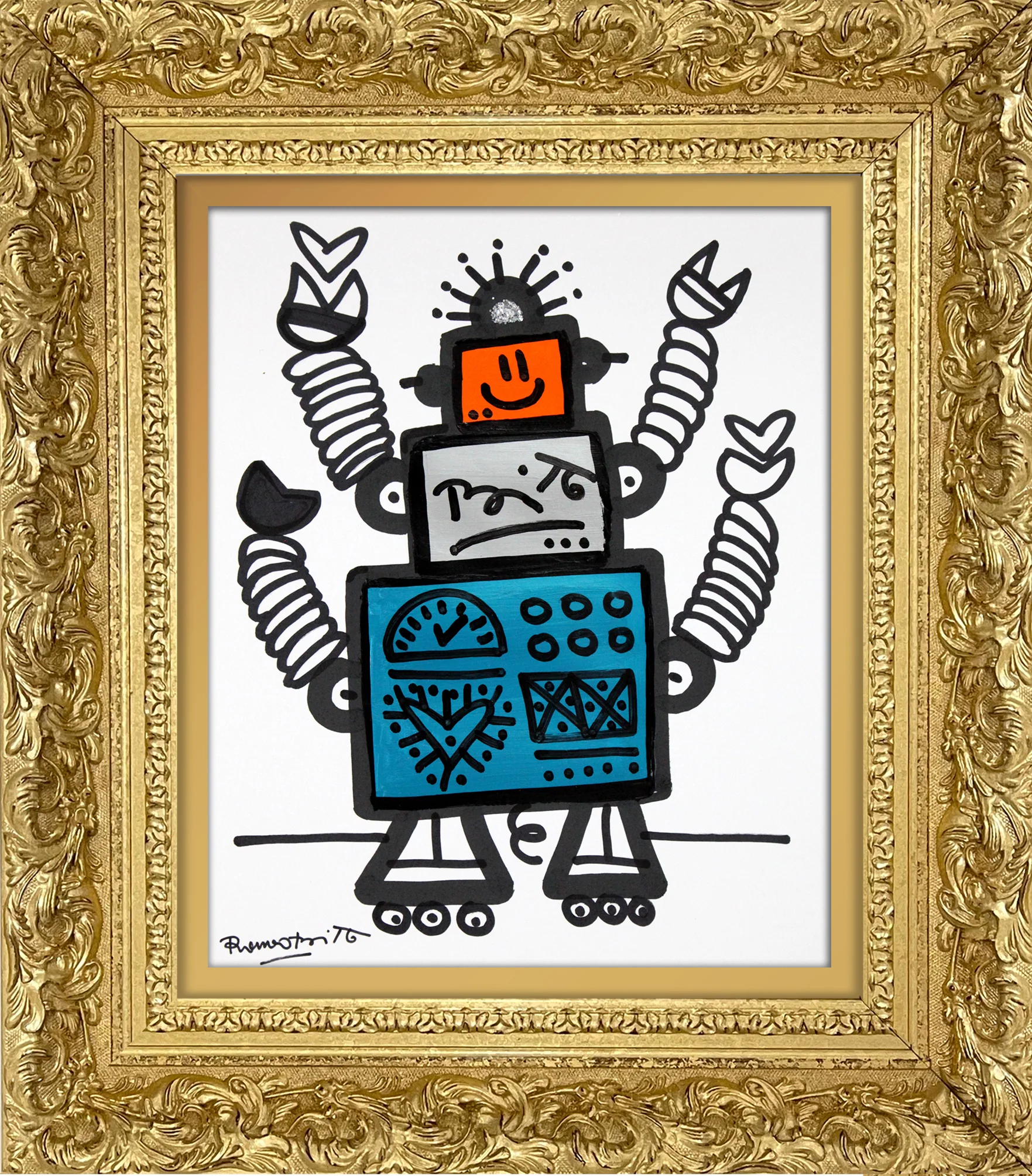4 ARMS -  Original Drawing - Image 11