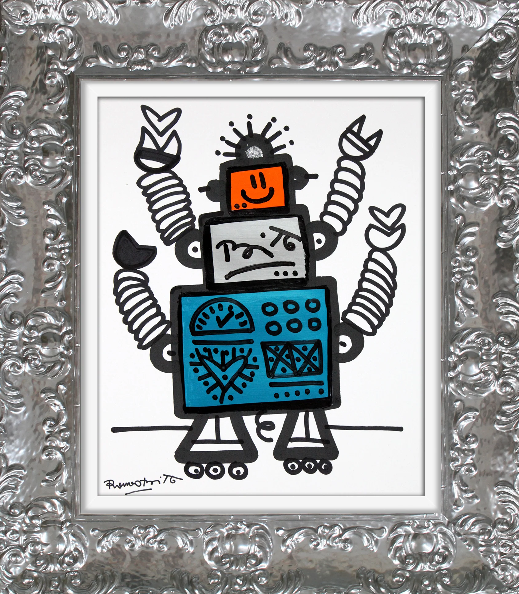 4 ARMS -  Original Drawing - Image 12