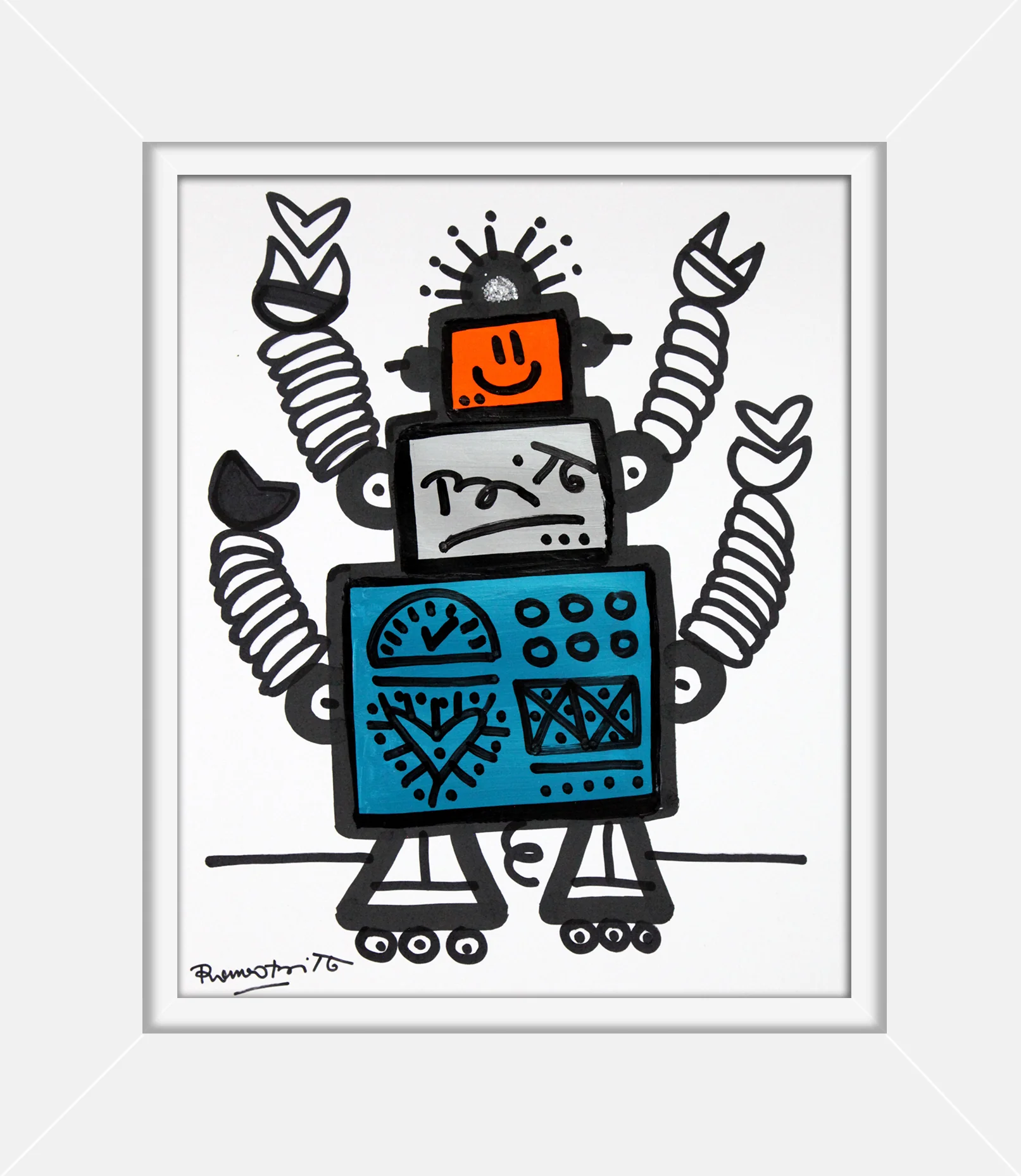 4 ARMS -  Original Drawing - Image 14