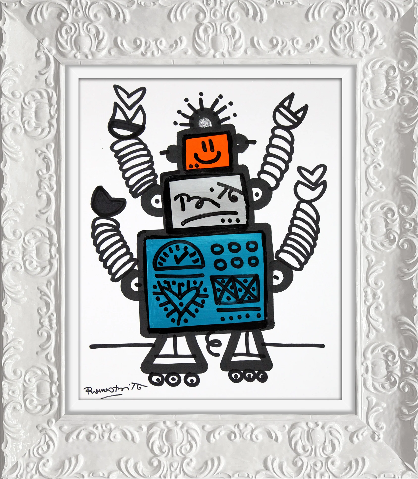 4 ARMS -  Original Drawing - Image 16