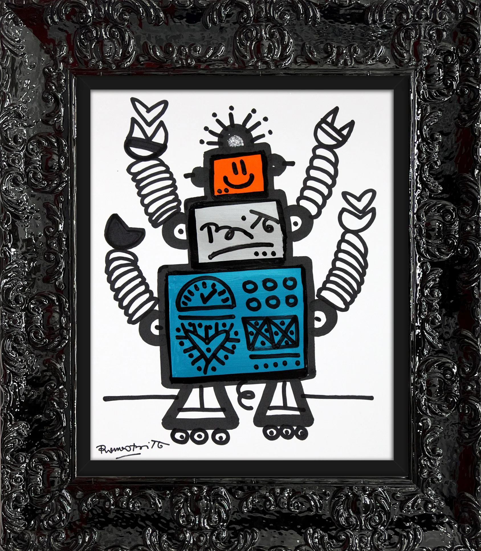 4 ARMS -  Original Drawing - Image 7