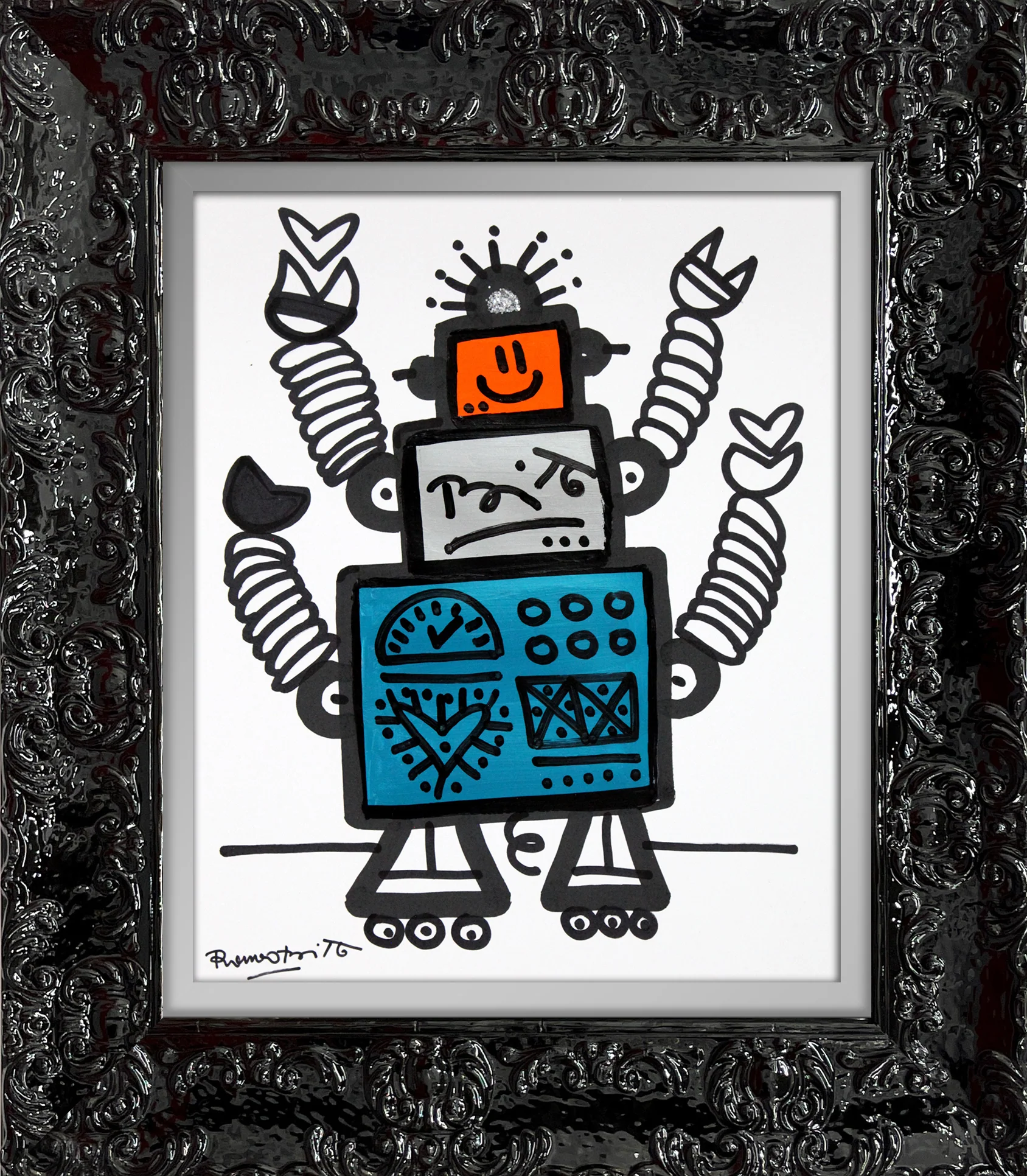 4 ARMS -  Original Drawing - Image 8