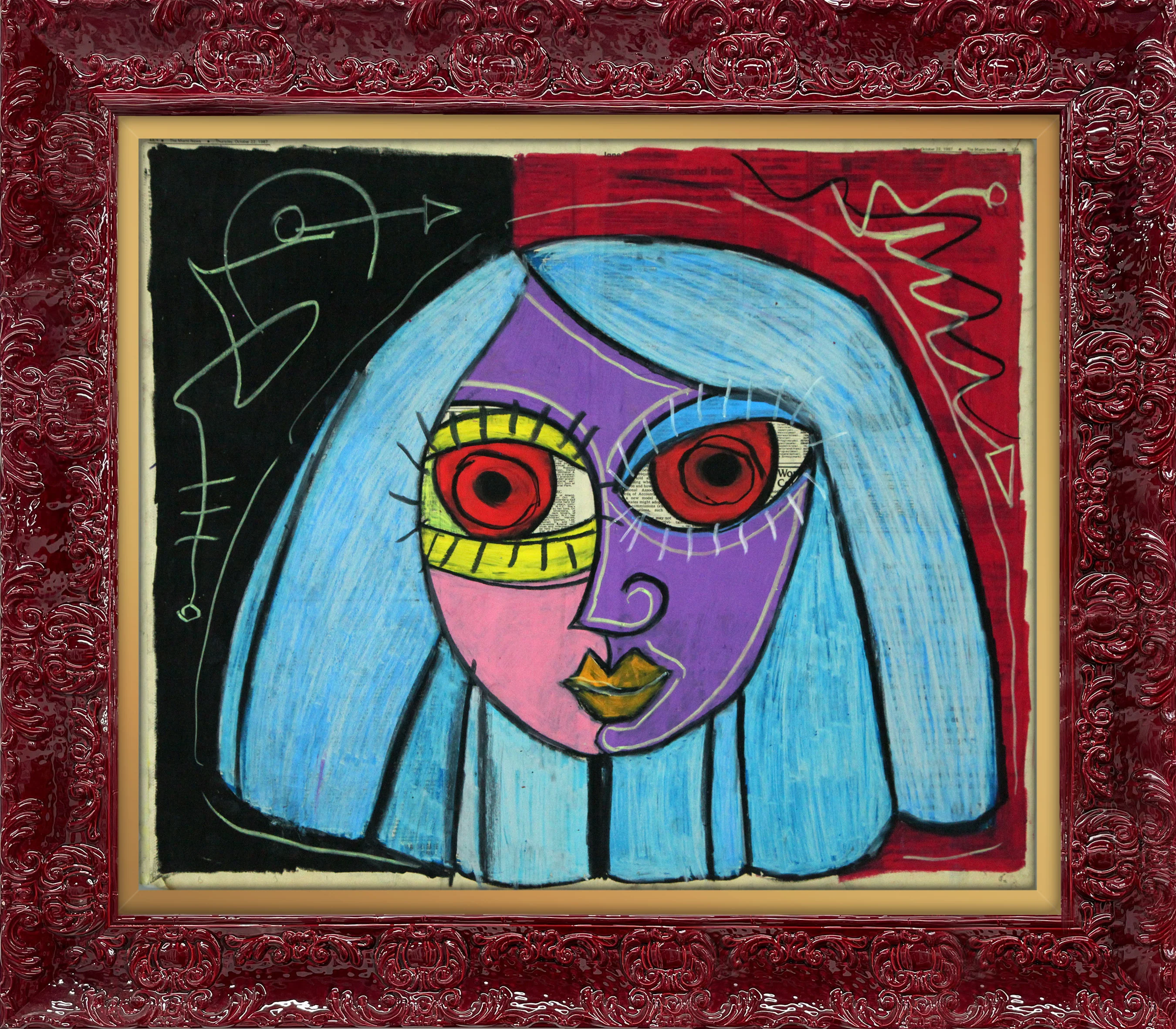 AFTER HOURS - Original Vintage Painting - Image 10