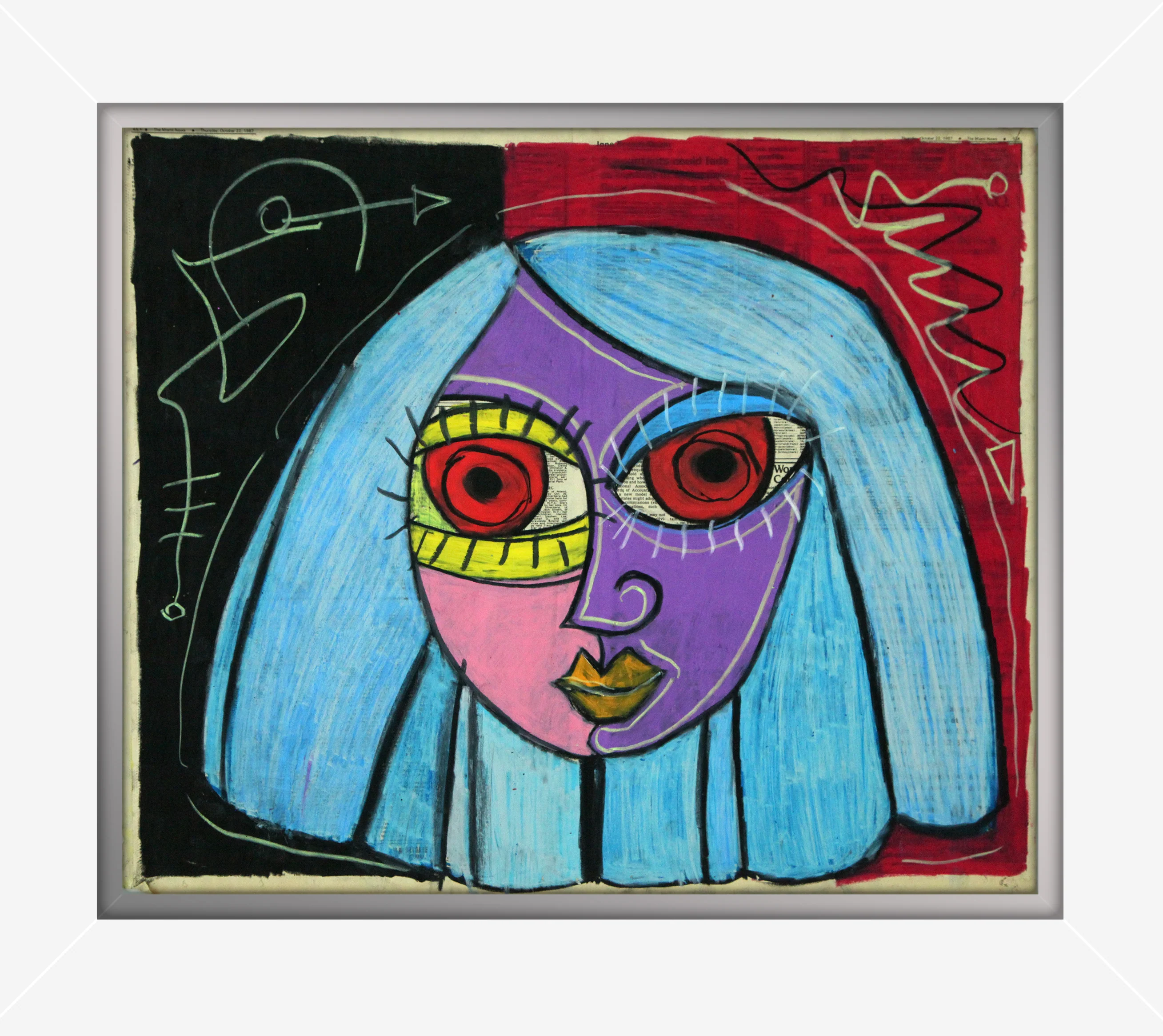 AFTER HOURS - Original Vintage Painting - Image 12