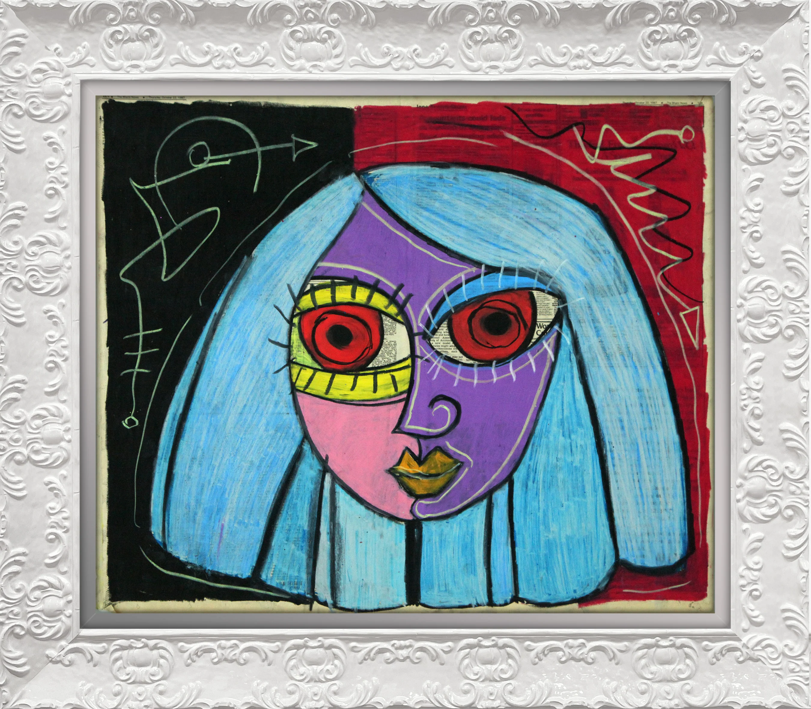 AFTER HOURS - Original Vintage Painting - Image 14