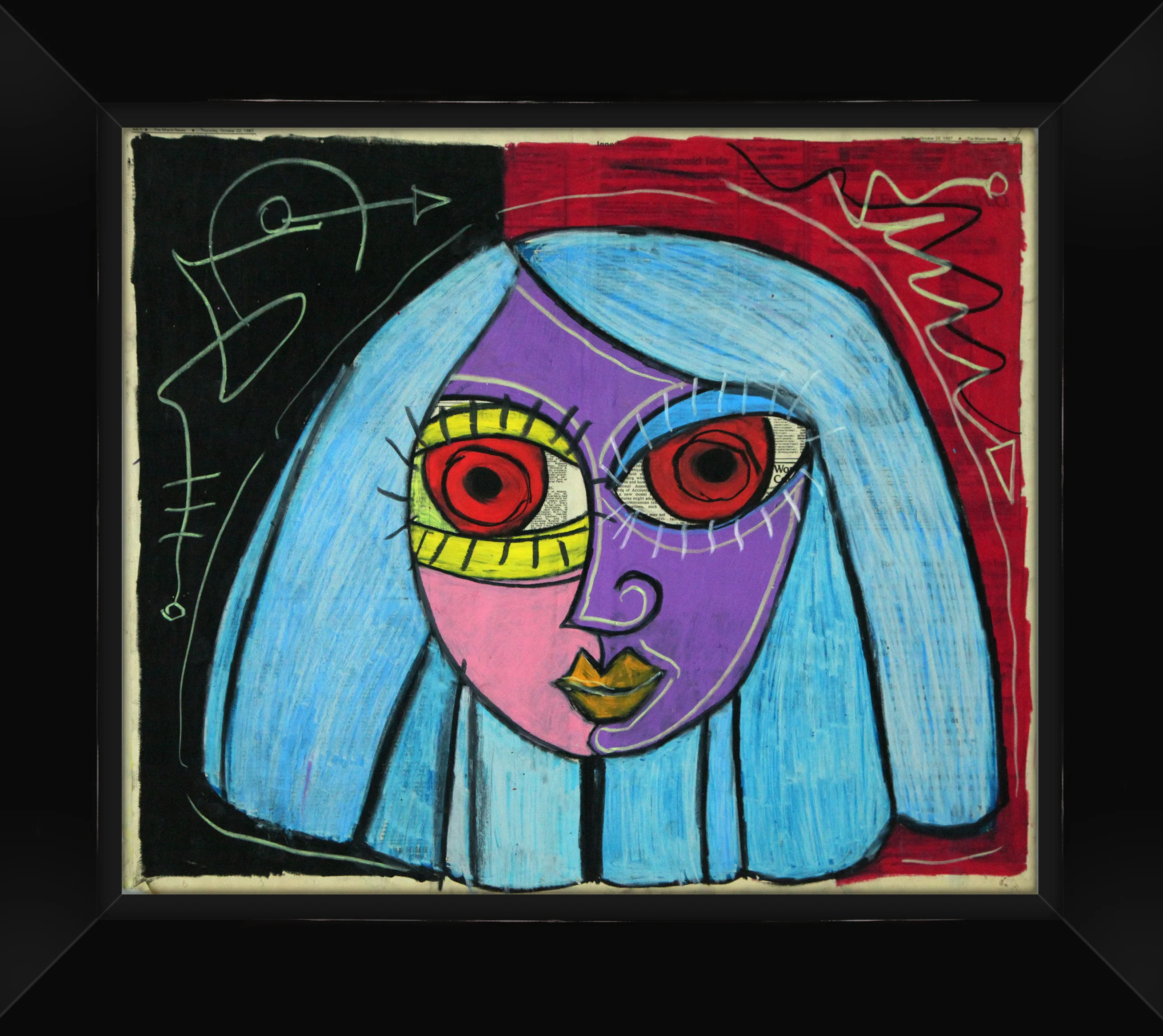 AFTER HOURS - Original Vintage Painting - Image 3