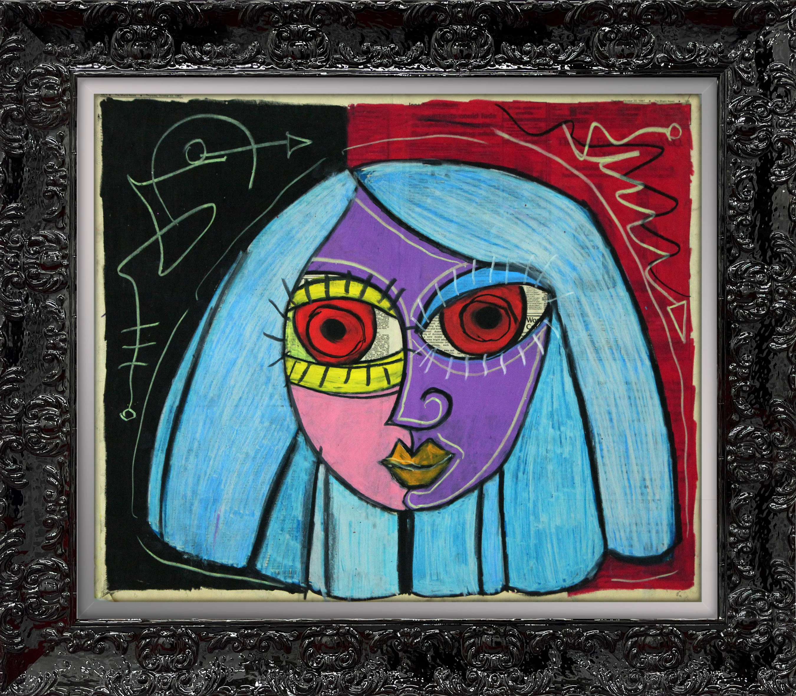 AFTER HOURS - Original Vintage Painting - Image 6