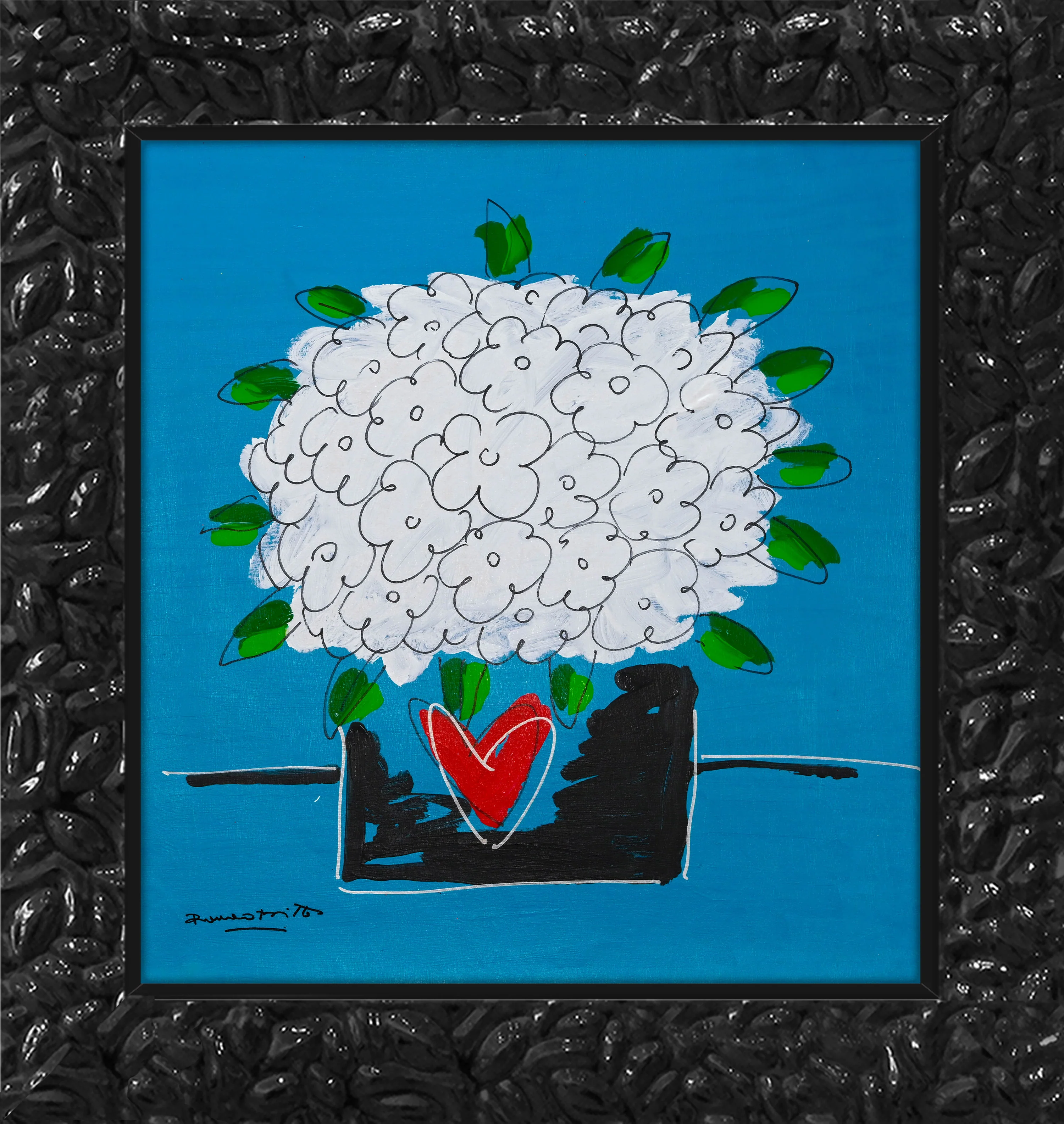 All The Flowers Just For You - Original Drawing - Image 10