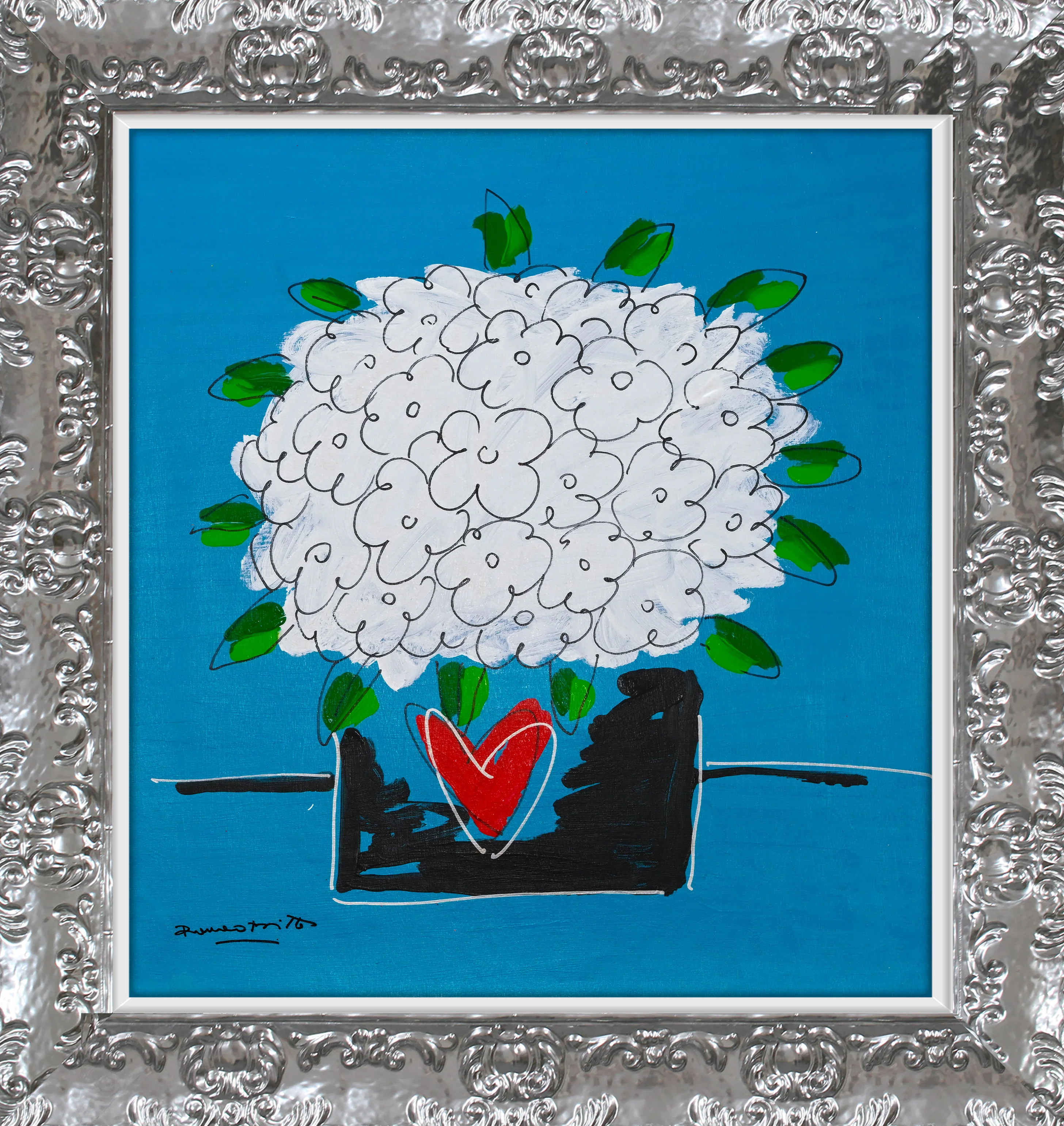 All The Flowers Just For You - Original Drawing - Image 15