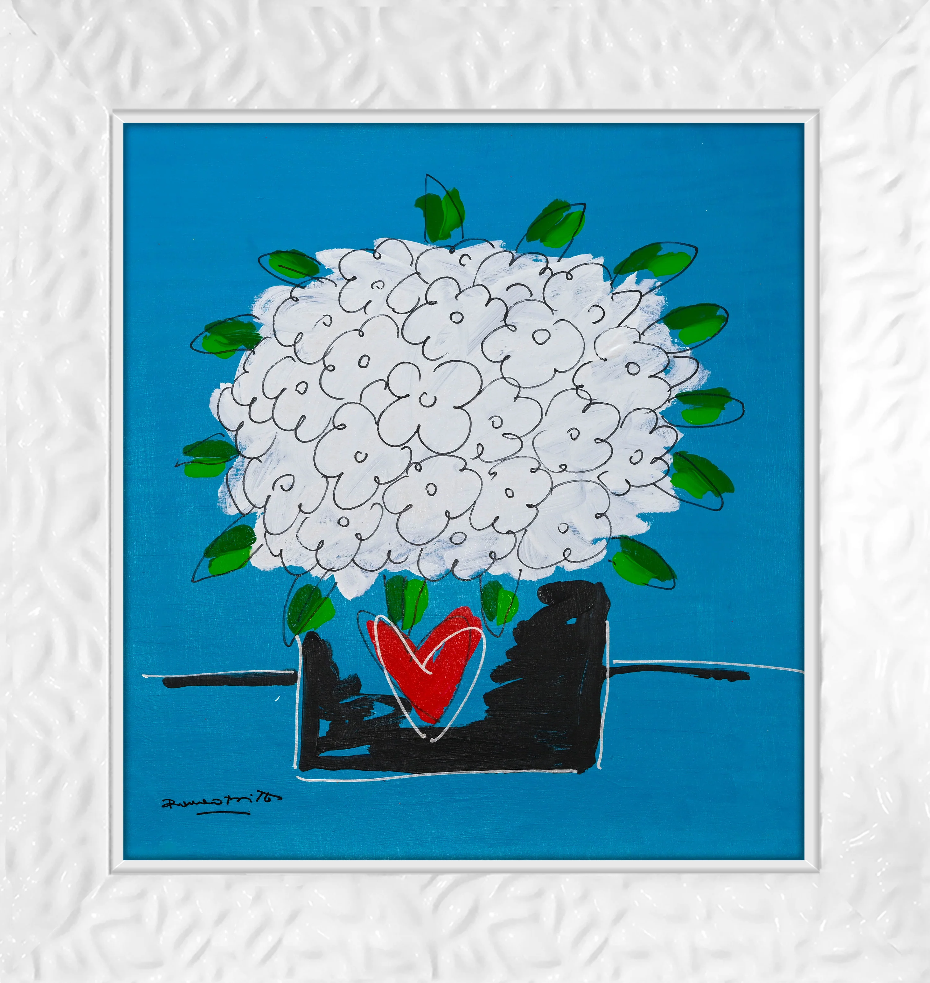 All The Flowers Just For You - Original Drawing - Image 2
