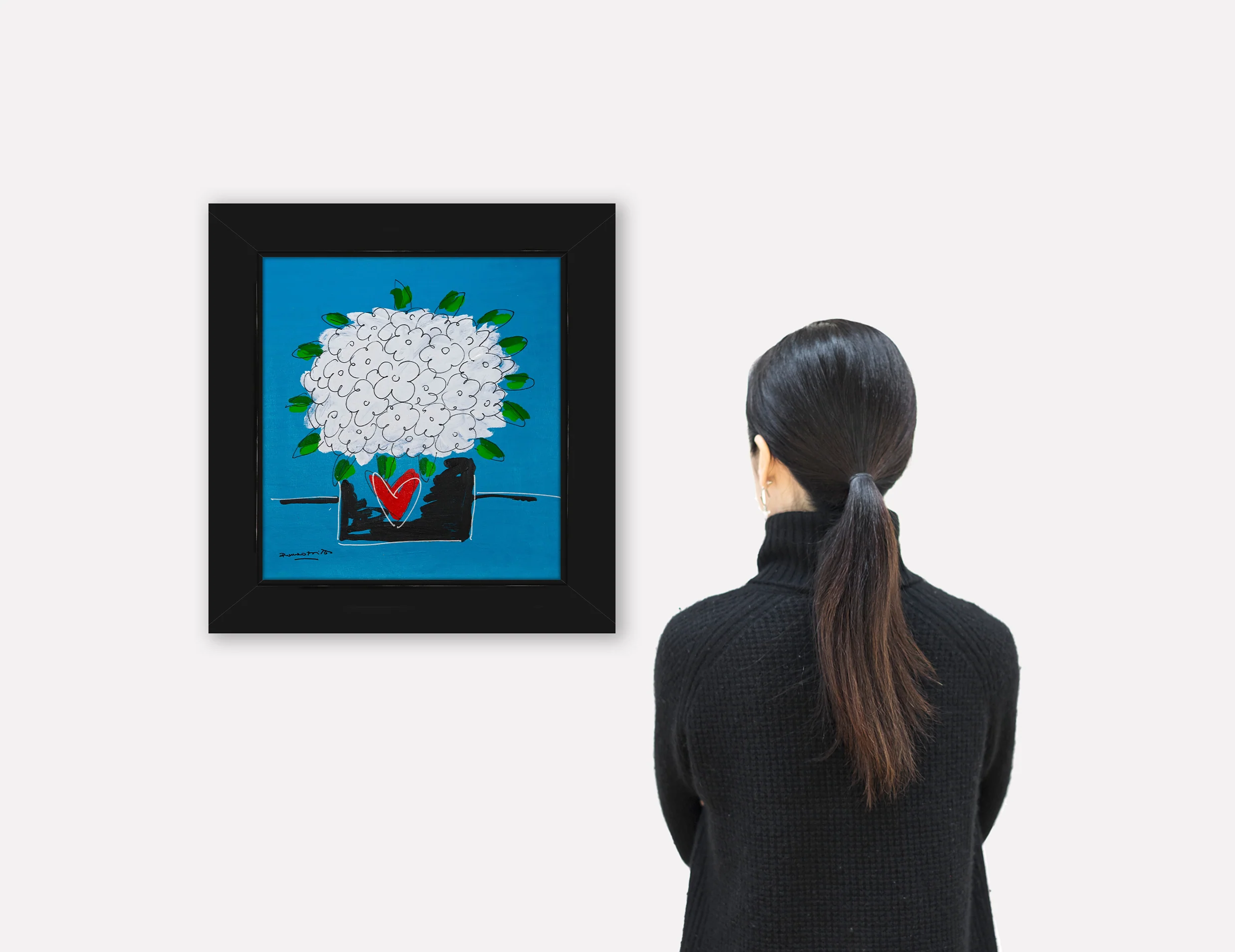 All The Flowers Just For You - Original Drawing - Image 3