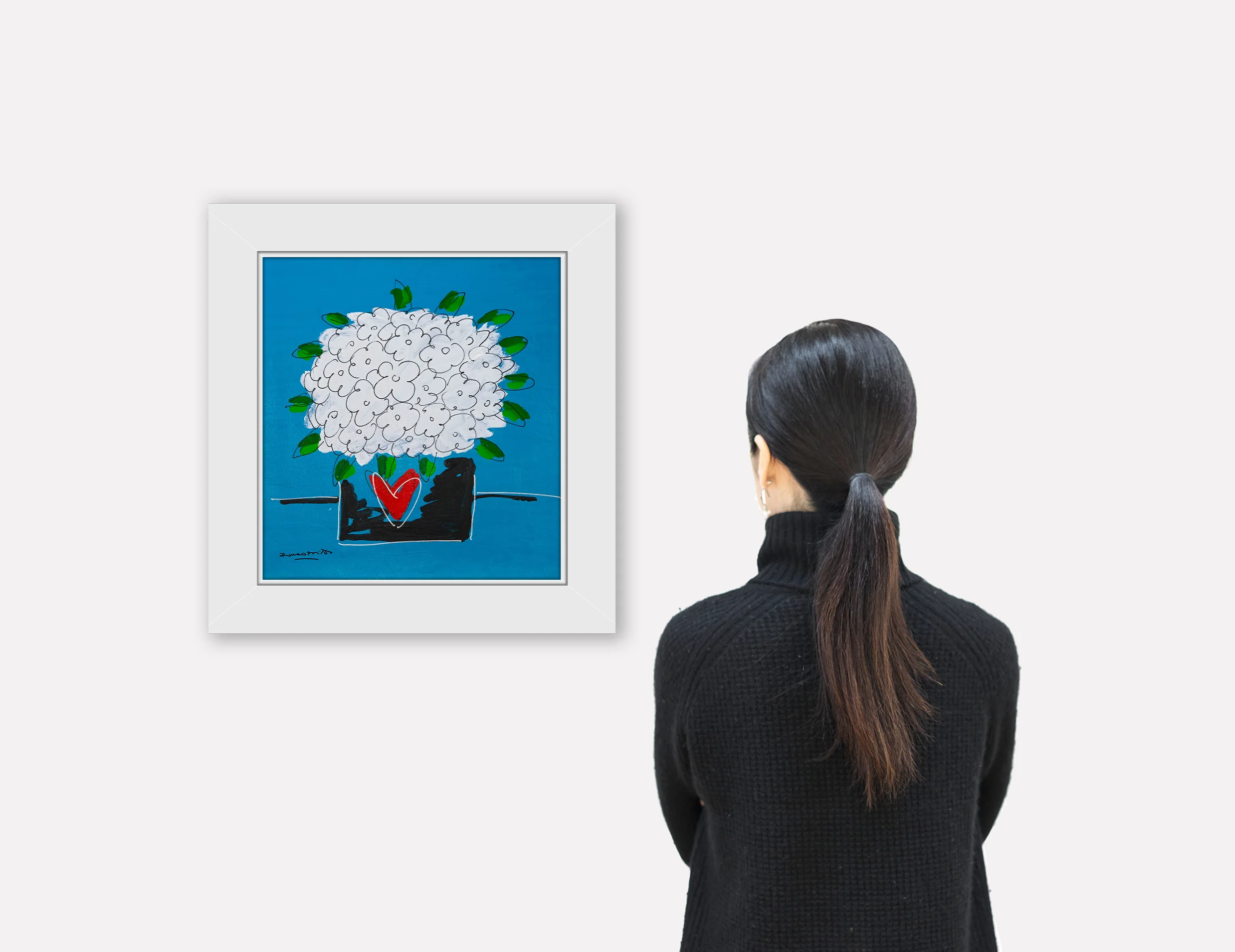 All The Flowers Just For You - Original Drawing - Image 4