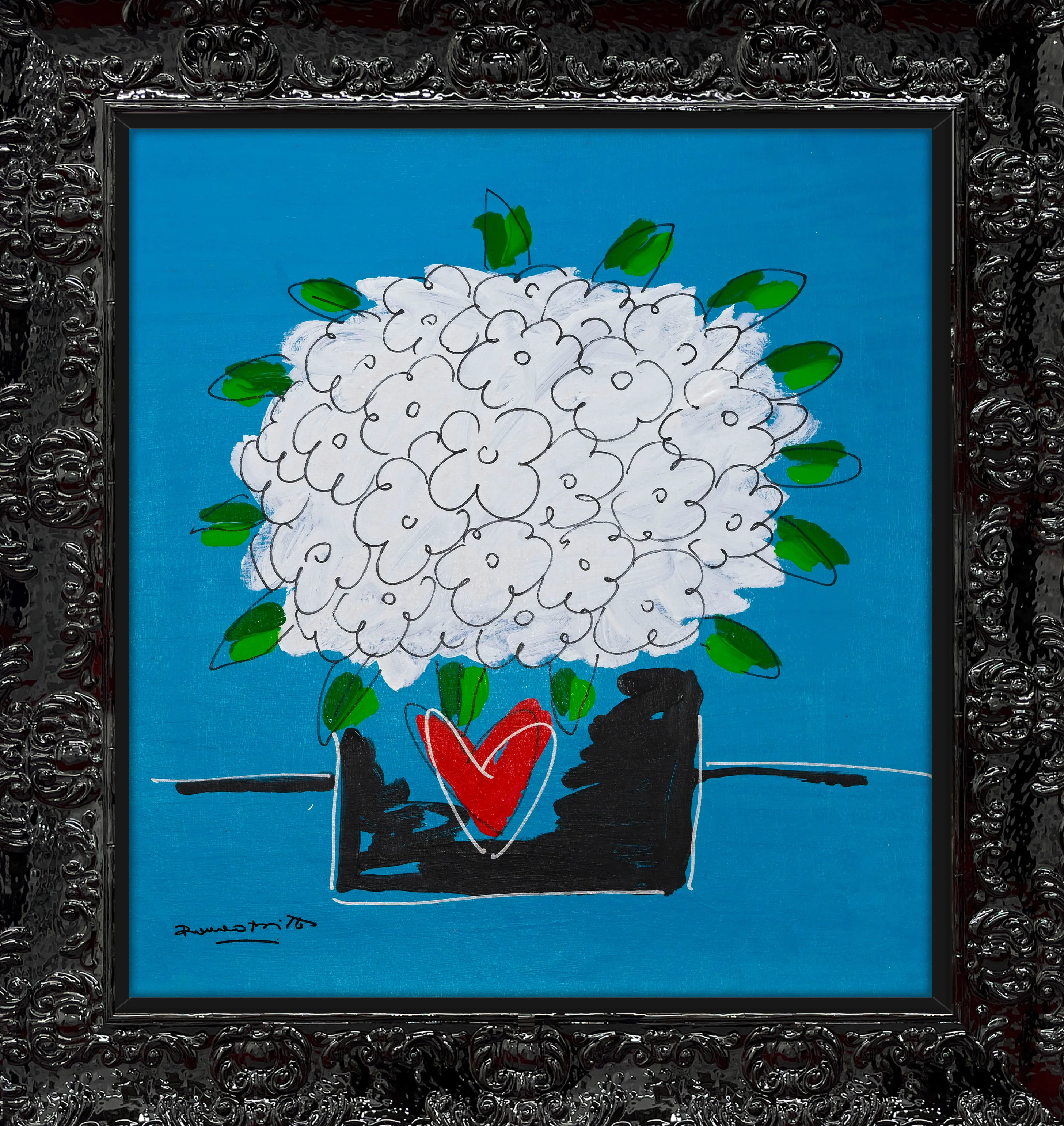 All The Flowers Just For You - Original Drawing - Image 8