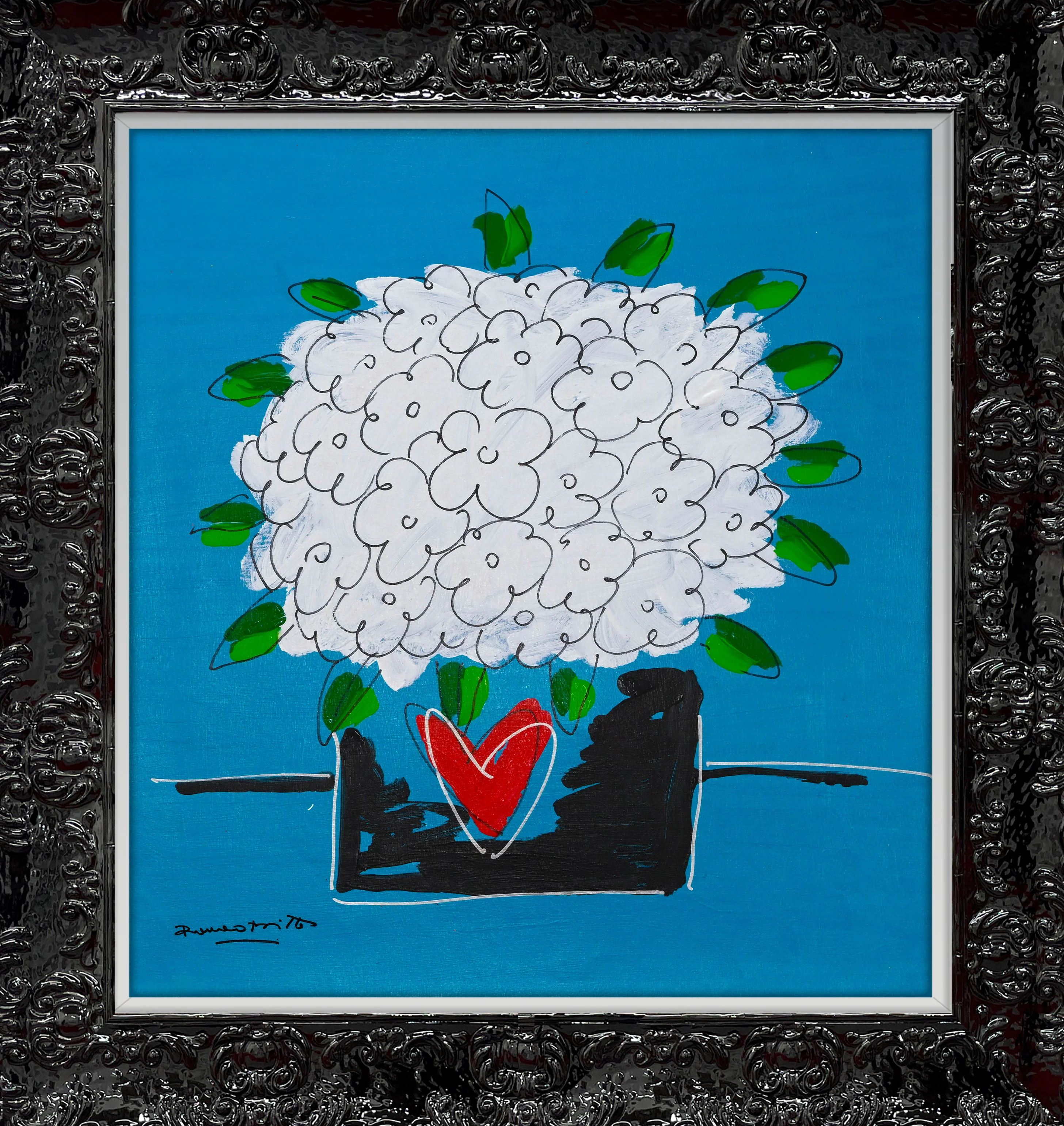 All The Flowers Just For You - Original Drawing - Image 9