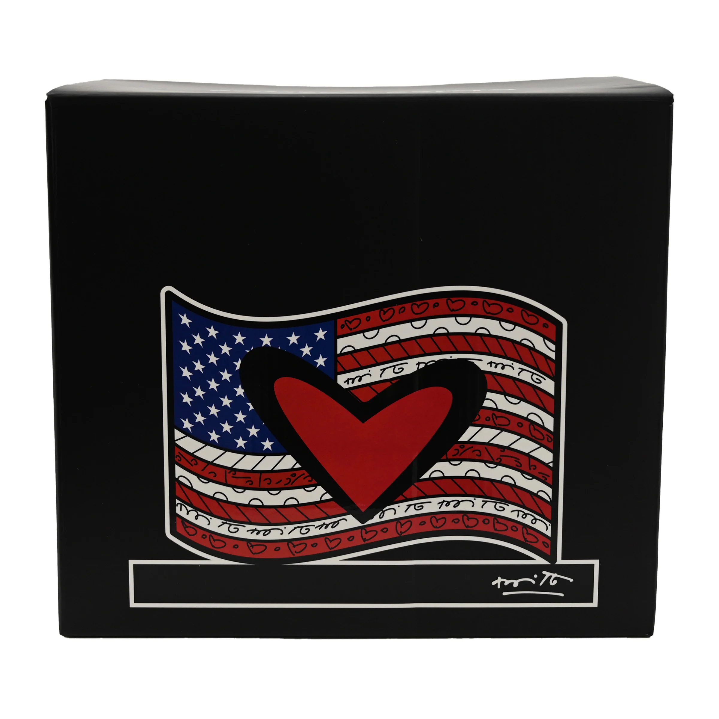 American Flag (White Base) - Limited Edition Sculpture - Image 7