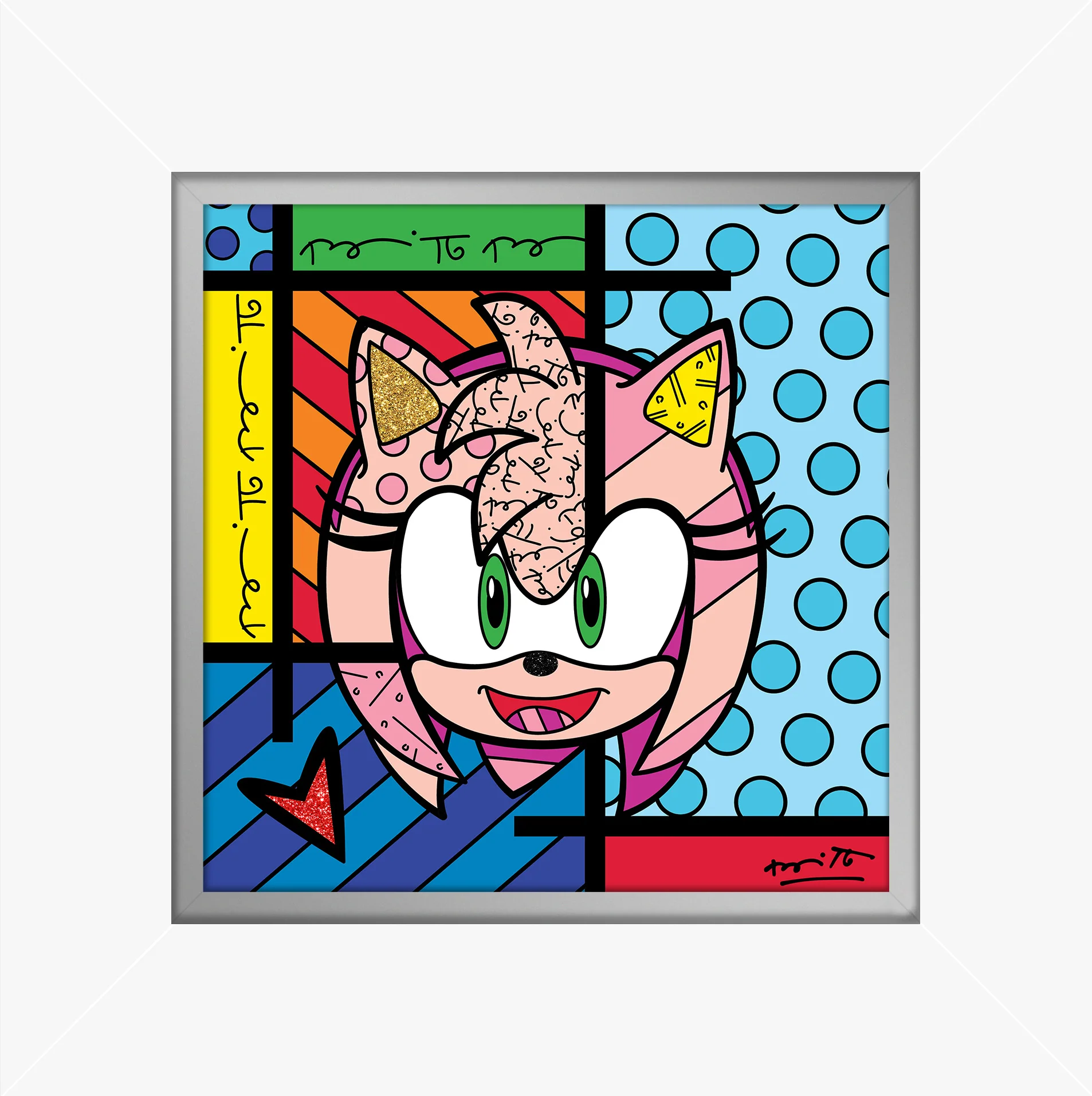 Amy Rose - Sega By Britto - Limited Edition Print - Image 14