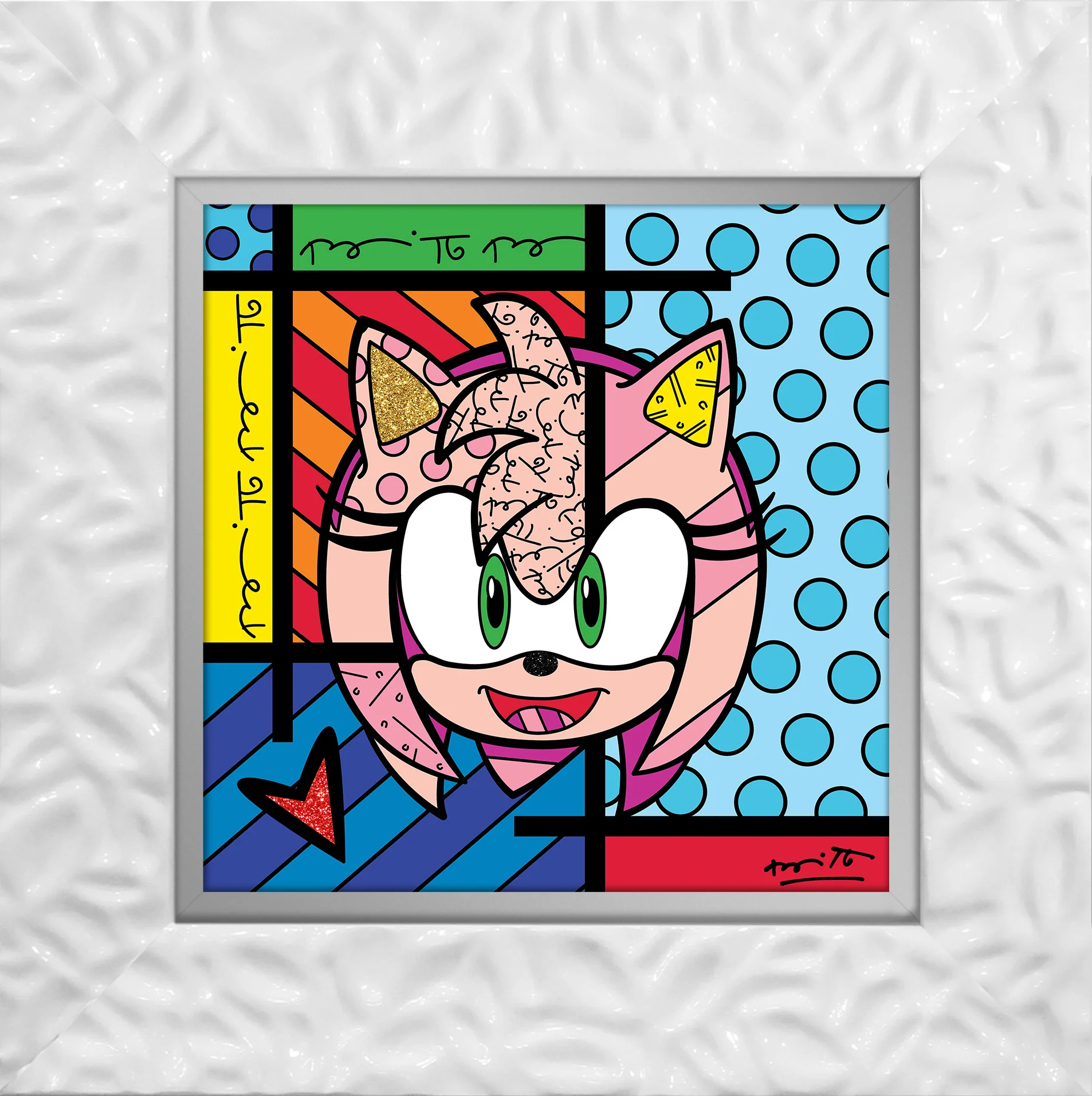 Amy Rose - Sega By Britto - Limited Edition Print - Image 15