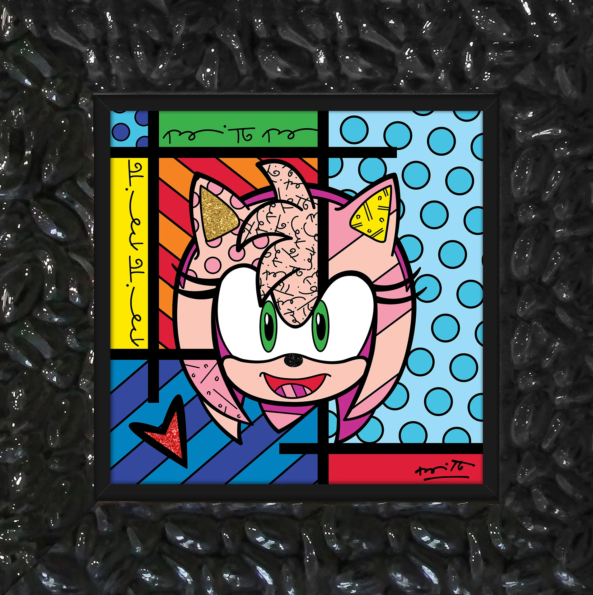 Amy Rose - Sega By Britto - Limited Edition Print - Image 16