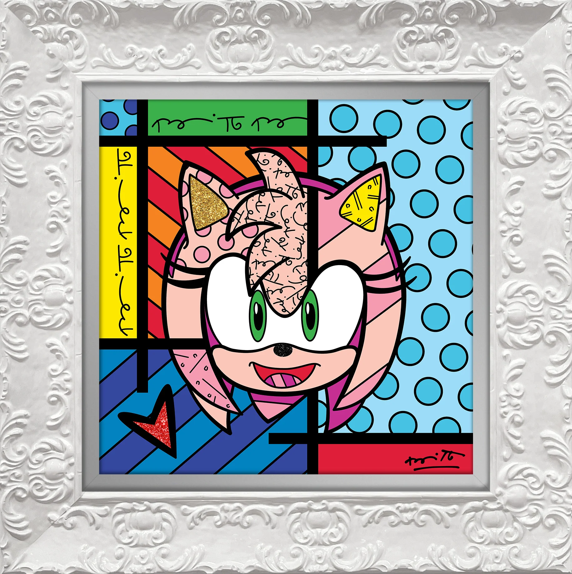 Amy Rose - Sega By Britto - Limited Edition Print - Image 17