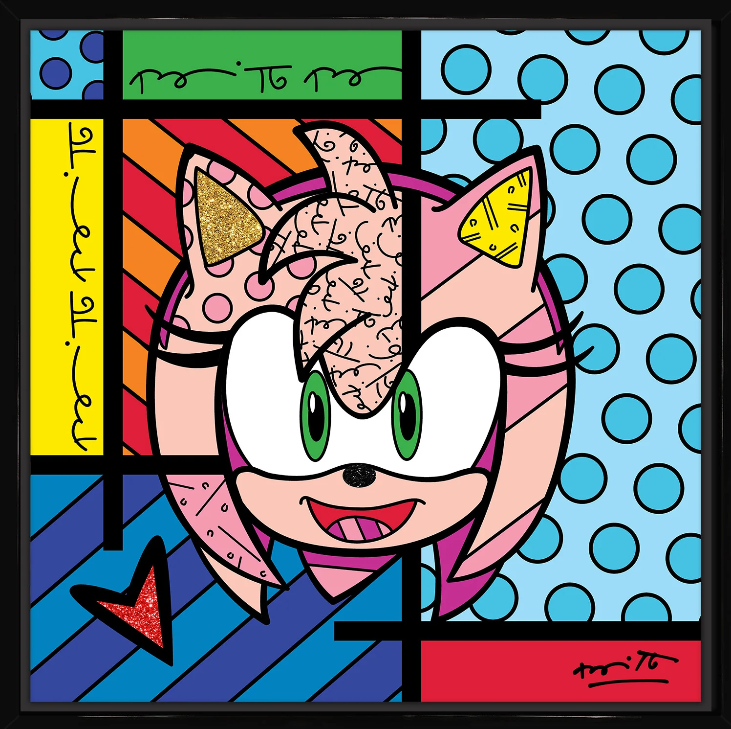 Amy Rose - Sega By Britto - Limited Edition Print - Image 18