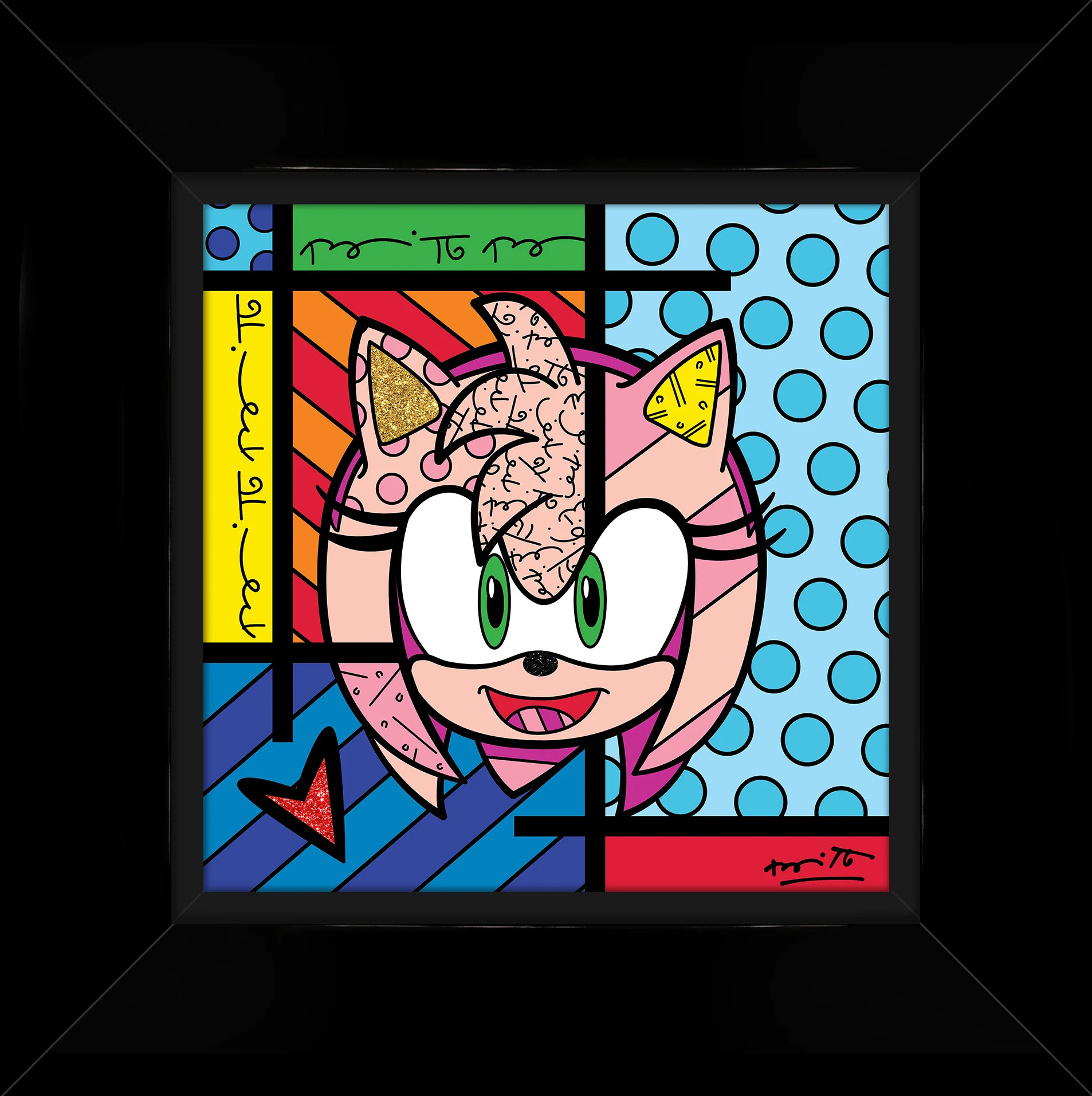 Amy Rose - Sega By Britto - Limited Edition Print - Image 2