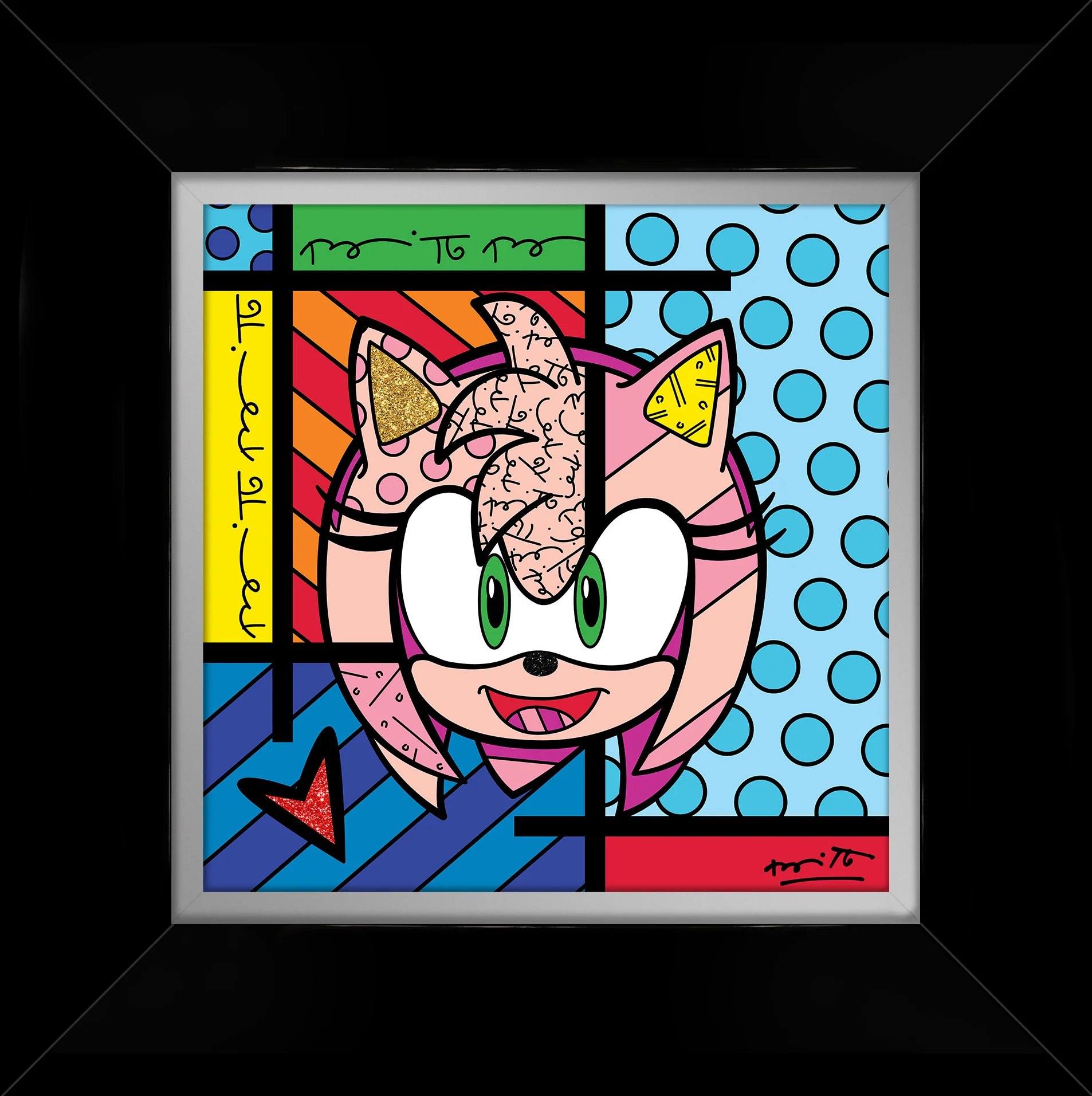 Amy Rose - Sega By Britto - Limited Edition Print - Image 6