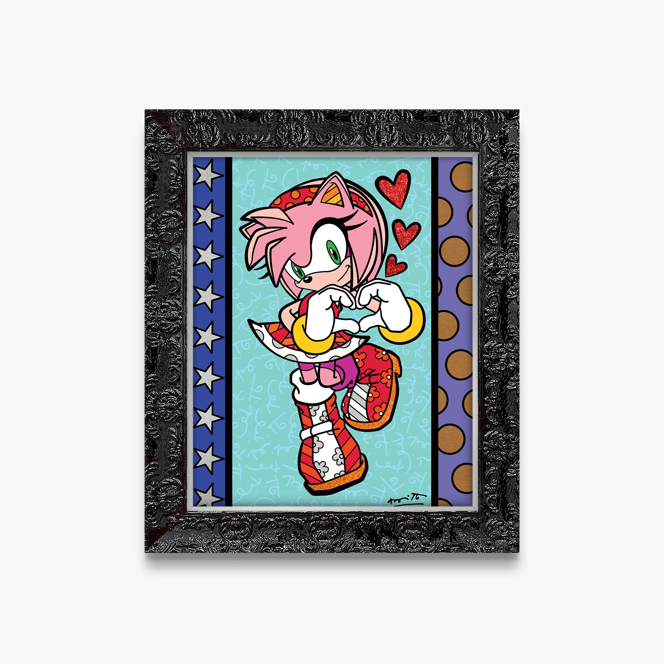 Amy Rose Love - Sega By Britto - Limited Edition Print - Image 11