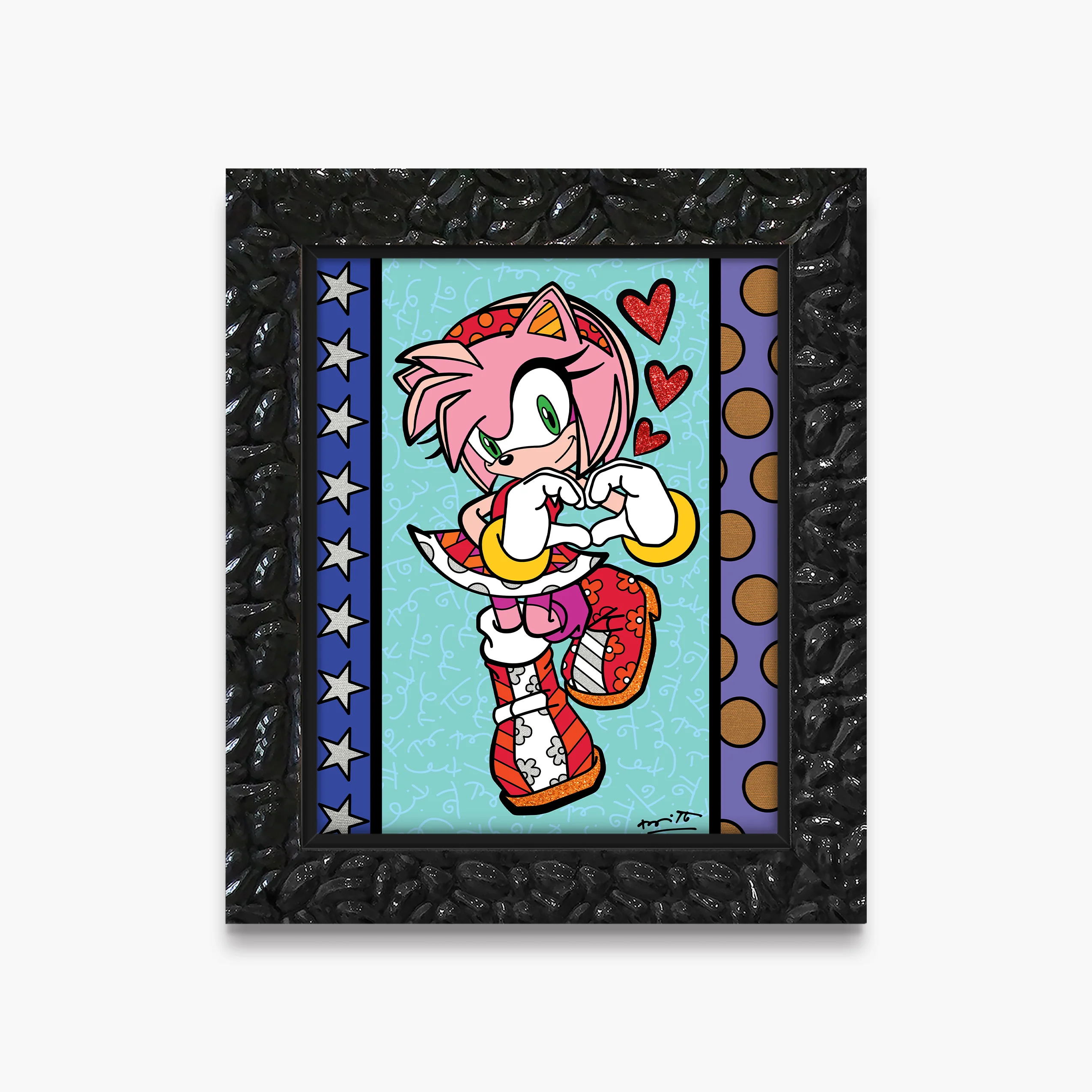 Amy Rose Love - Sega By Britto - Limited Edition Print - Image 14