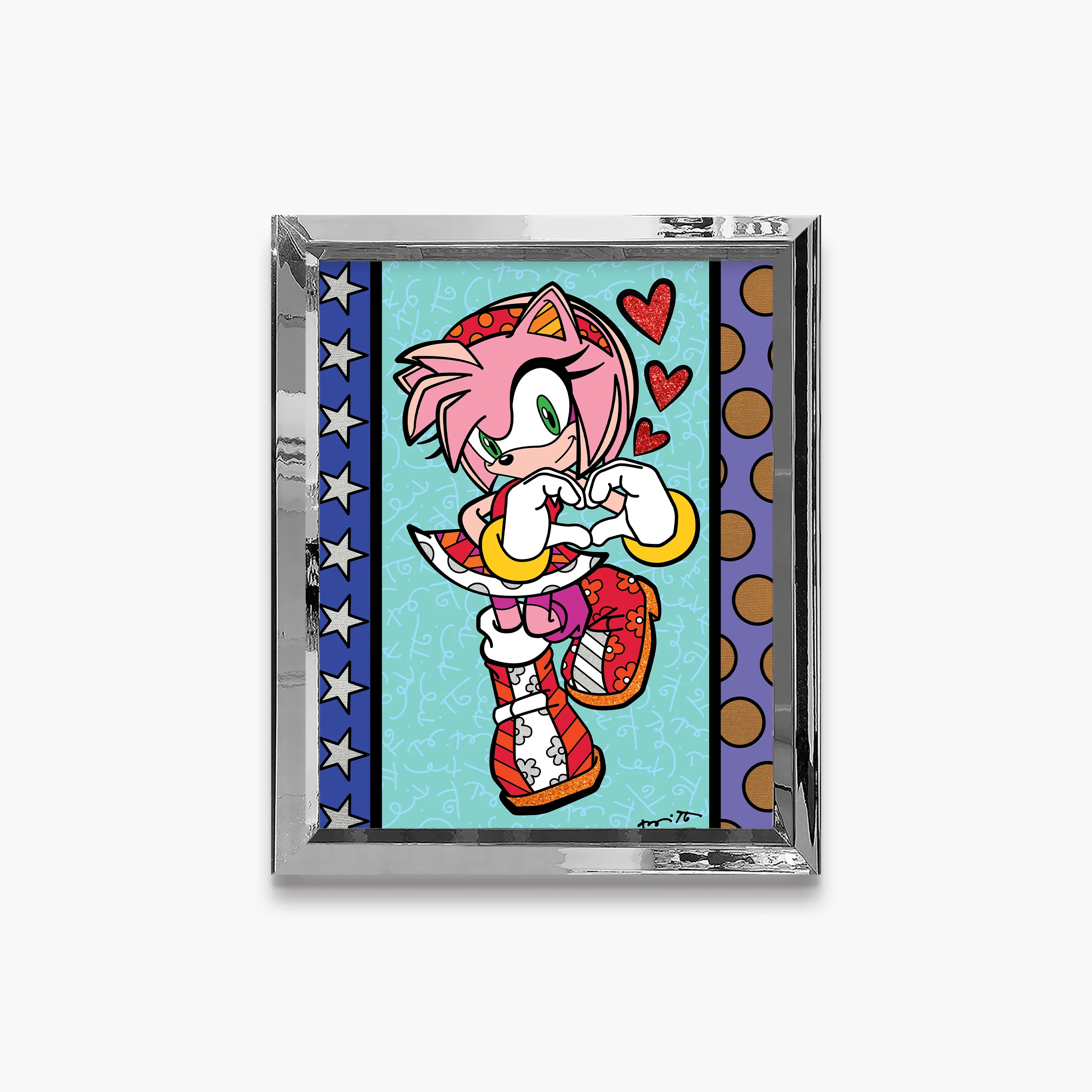 Amy Rose Love - Sega By Britto - Limited Edition Print - Image 18