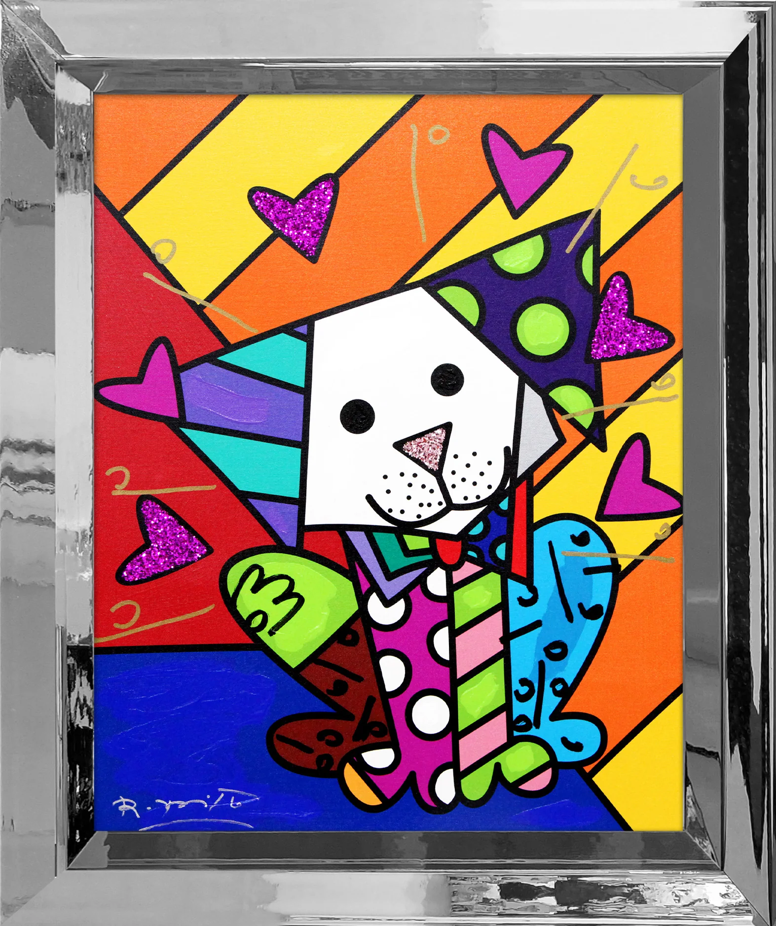 Andy Orange X - Mixed Media Original - Image 11