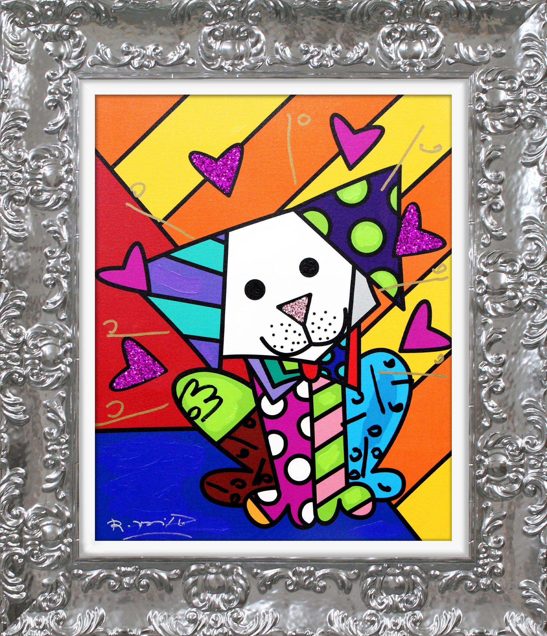 Andy Orange X - Mixed Media Original - Image 14