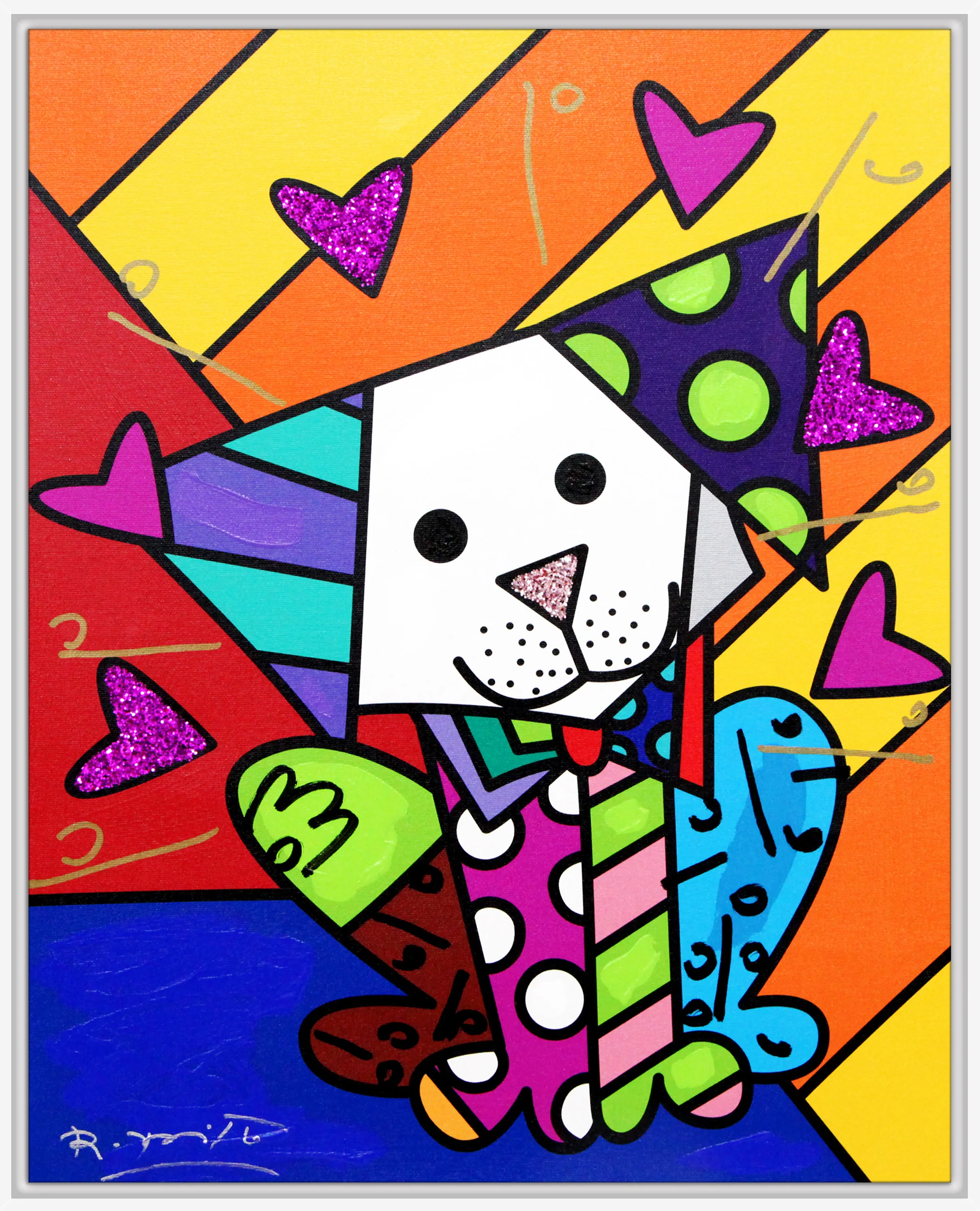 Andy Orange X - Mixed Media Original - Image 15