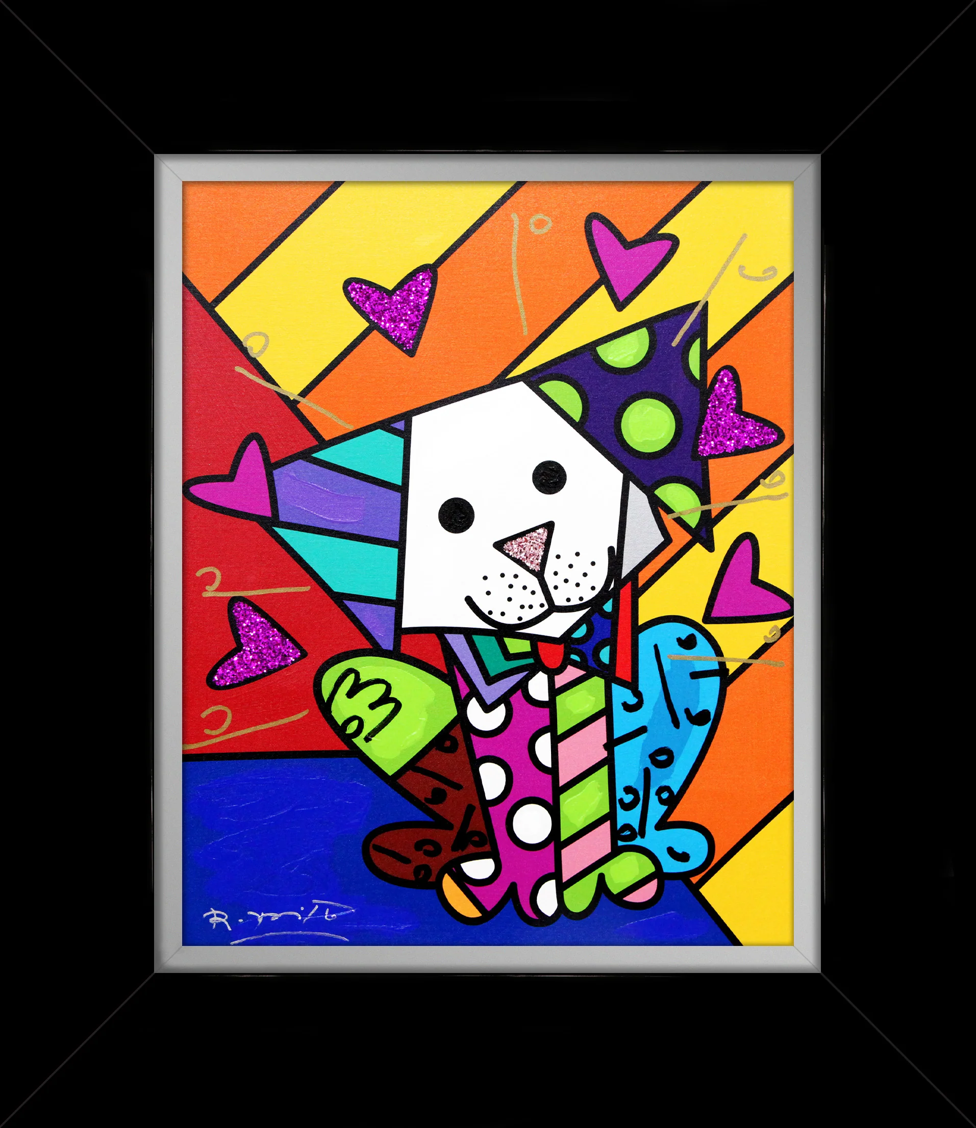Andy Orange X - Mixed Media Original - Image 2