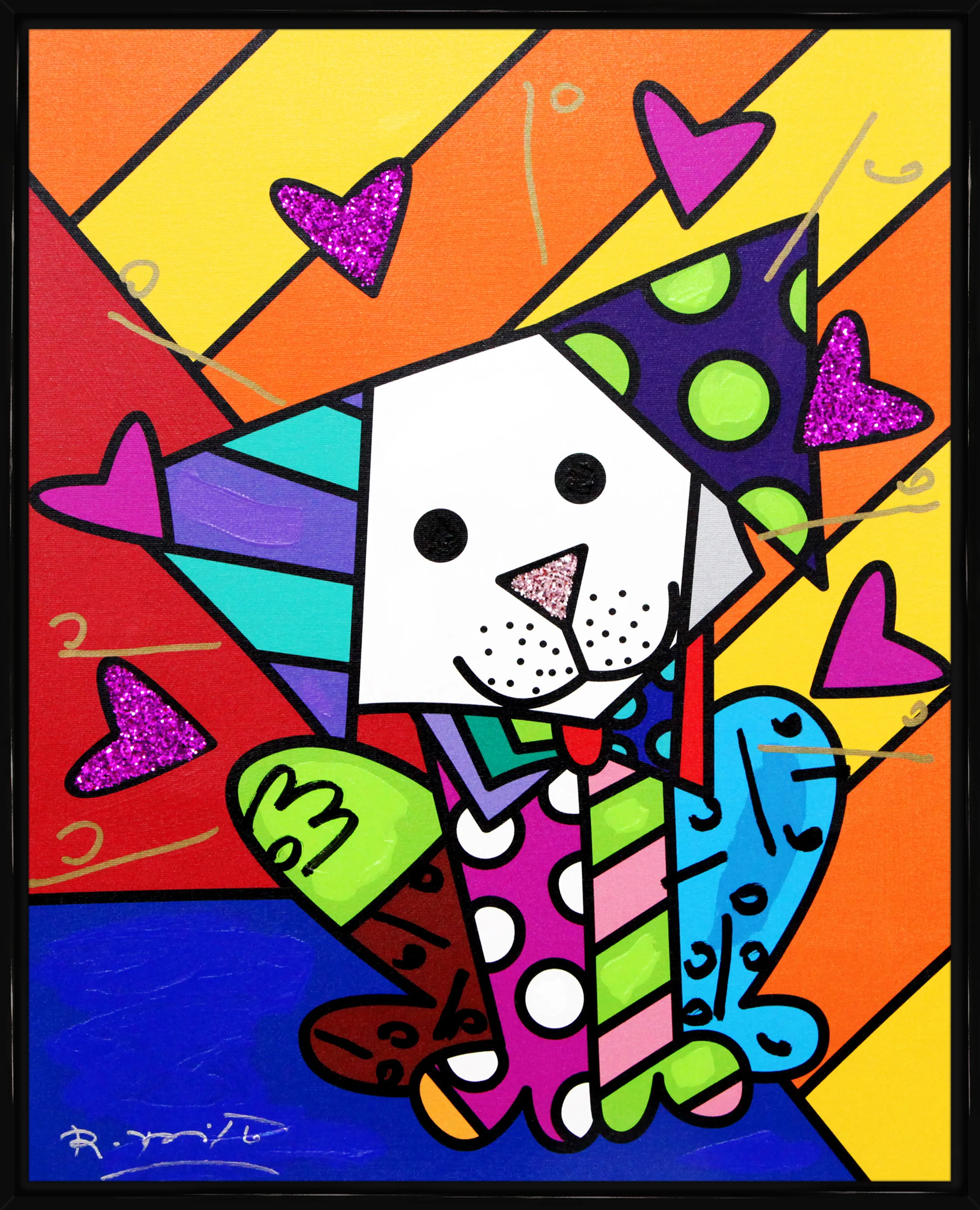 Andy Orange X - Mixed Media Original - Image 5
