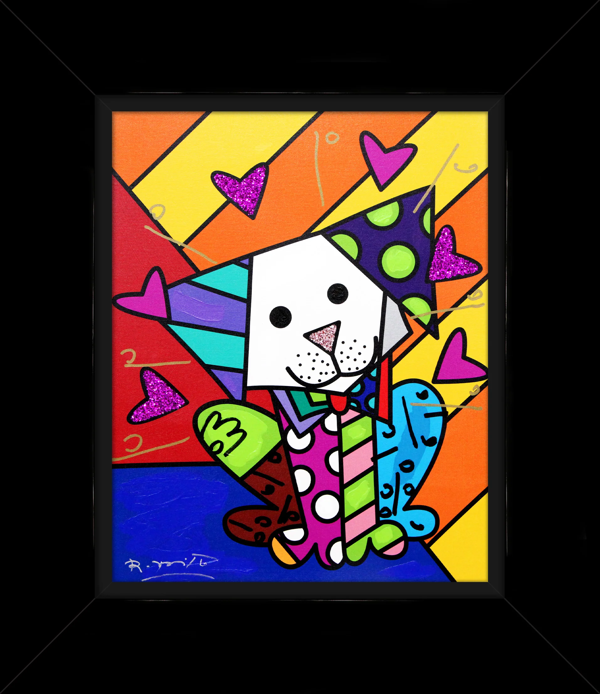 Andy Orange X - Mixed Media Original - Image 6
