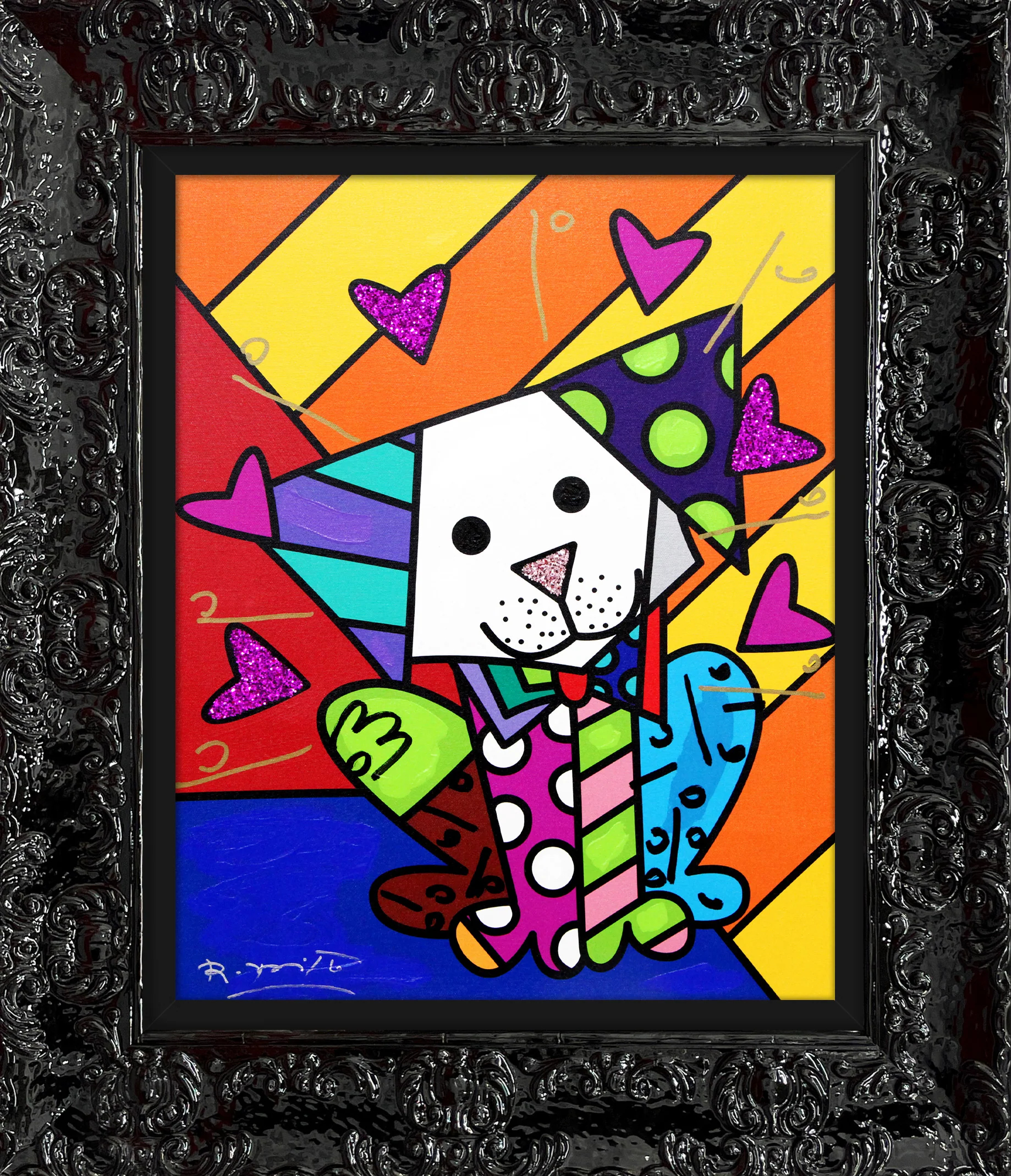 Andy Orange X - Mixed Media Original - Image 7