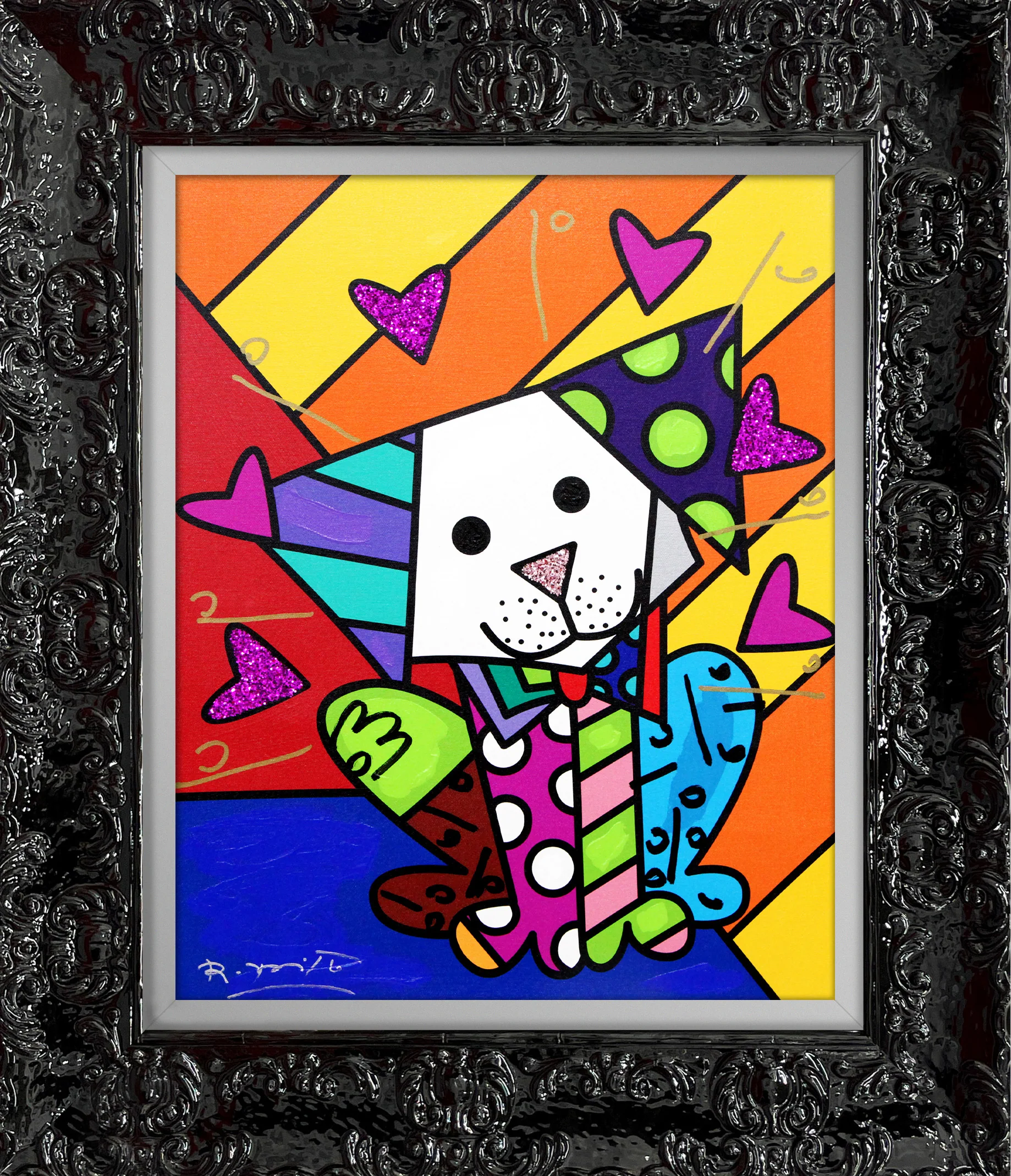 Andy Orange X - Mixed Media Original - Image 8