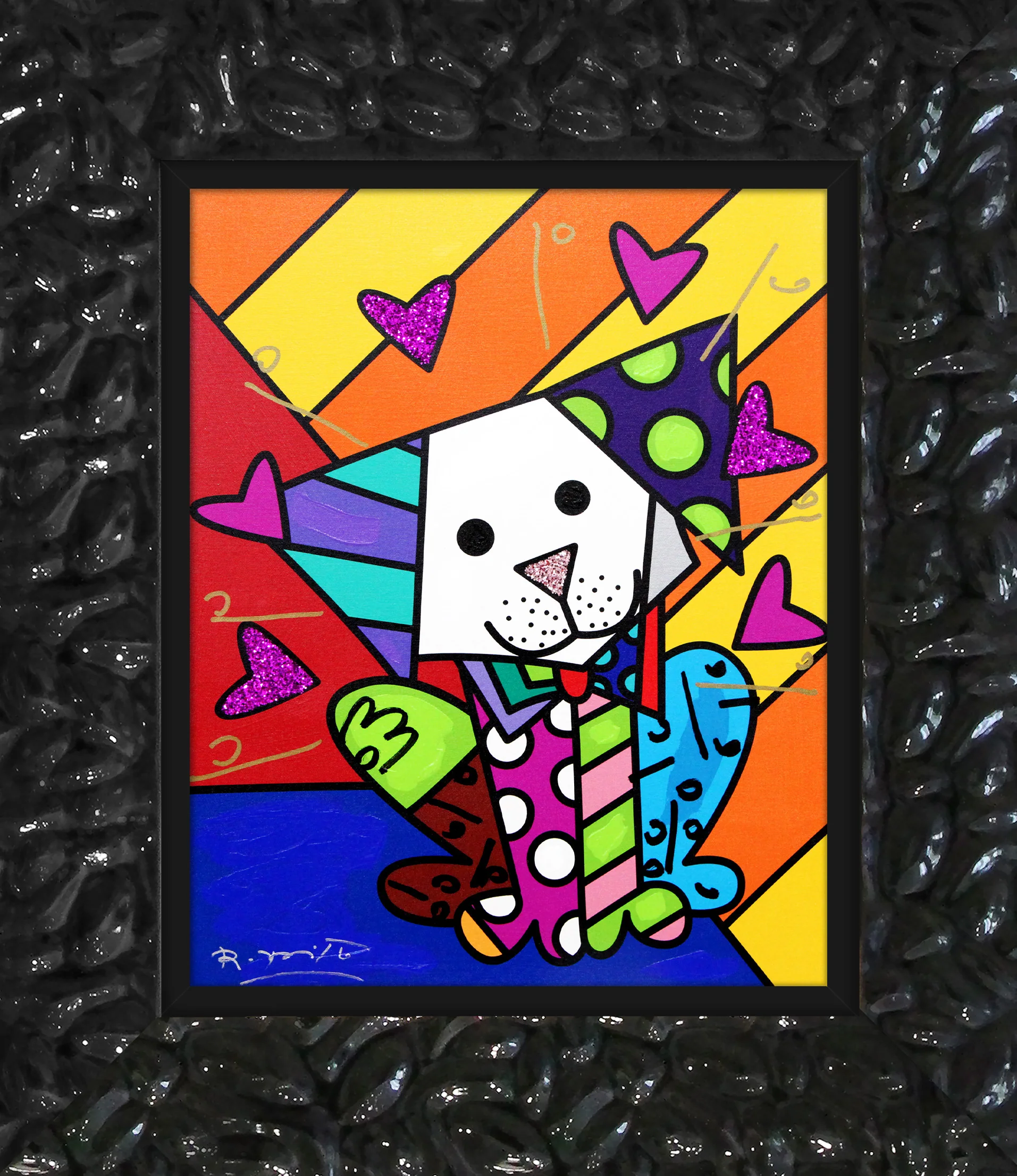 Andy Orange X - Mixed Media Original - Image 9