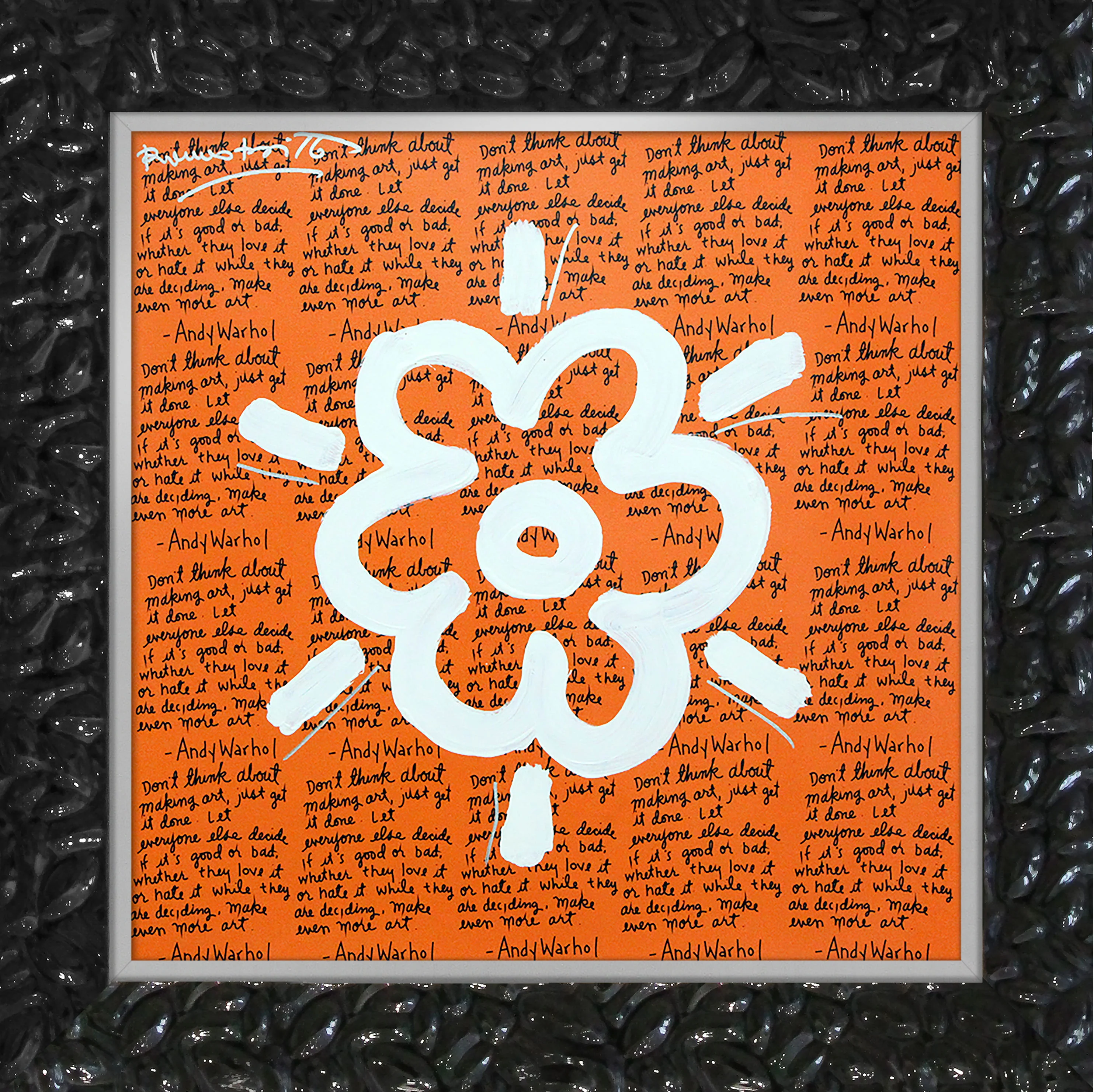ANDY'S FLOWER - Mixed Media Original - Image 10
