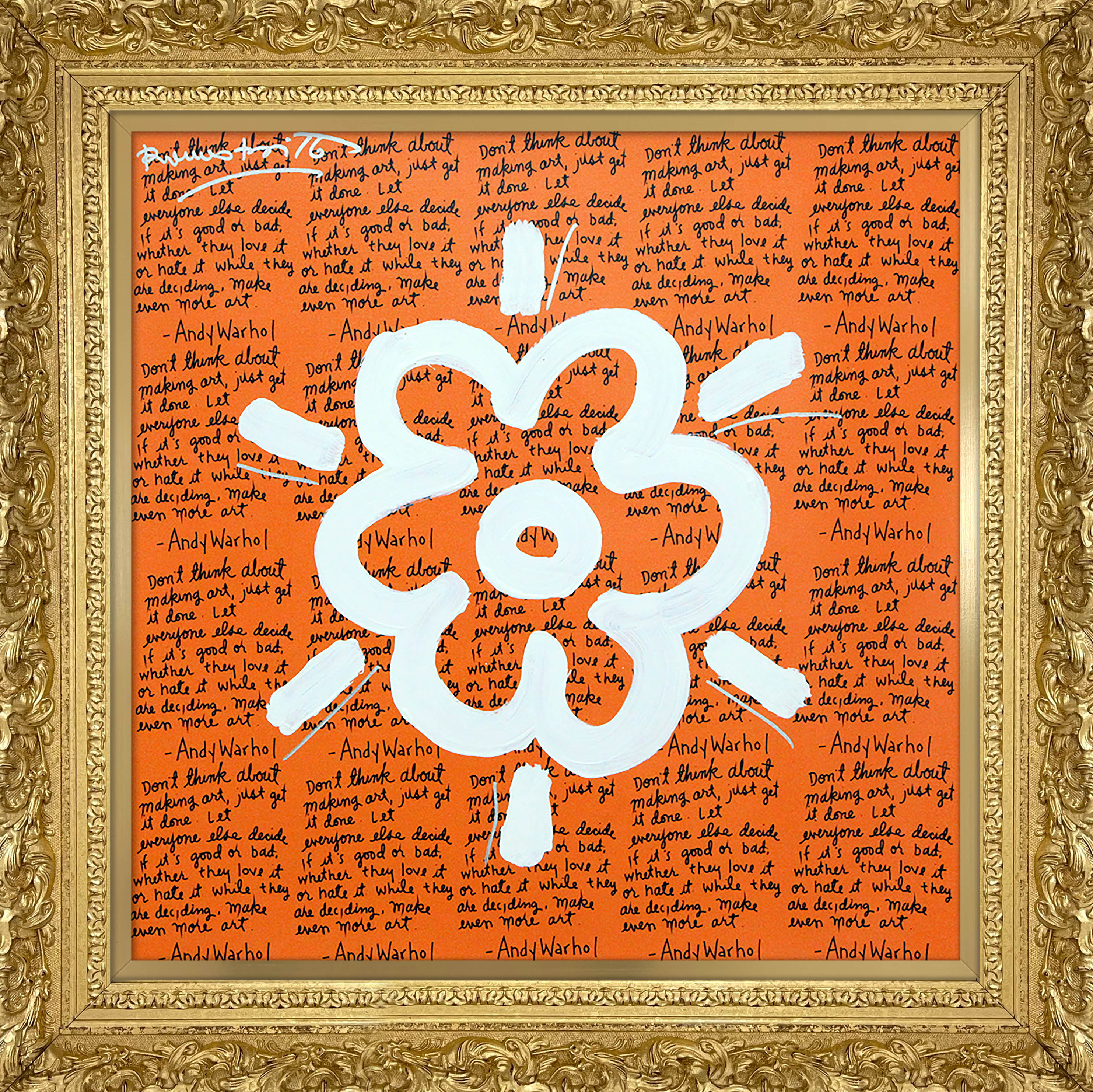 ANDY'S FLOWER - Mixed Media Original - Image 11