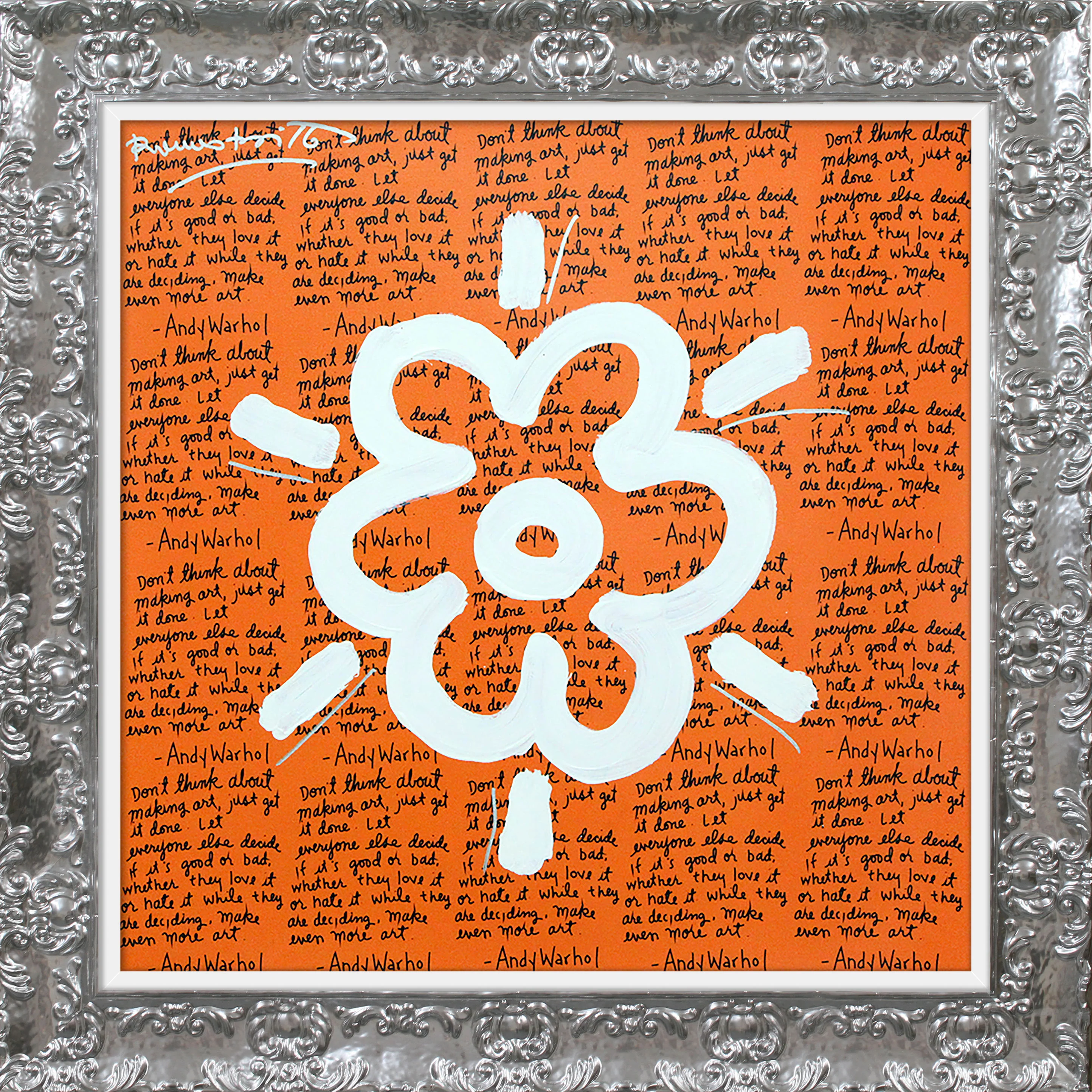 ANDY'S FLOWER - Mixed Media Original - Image 12