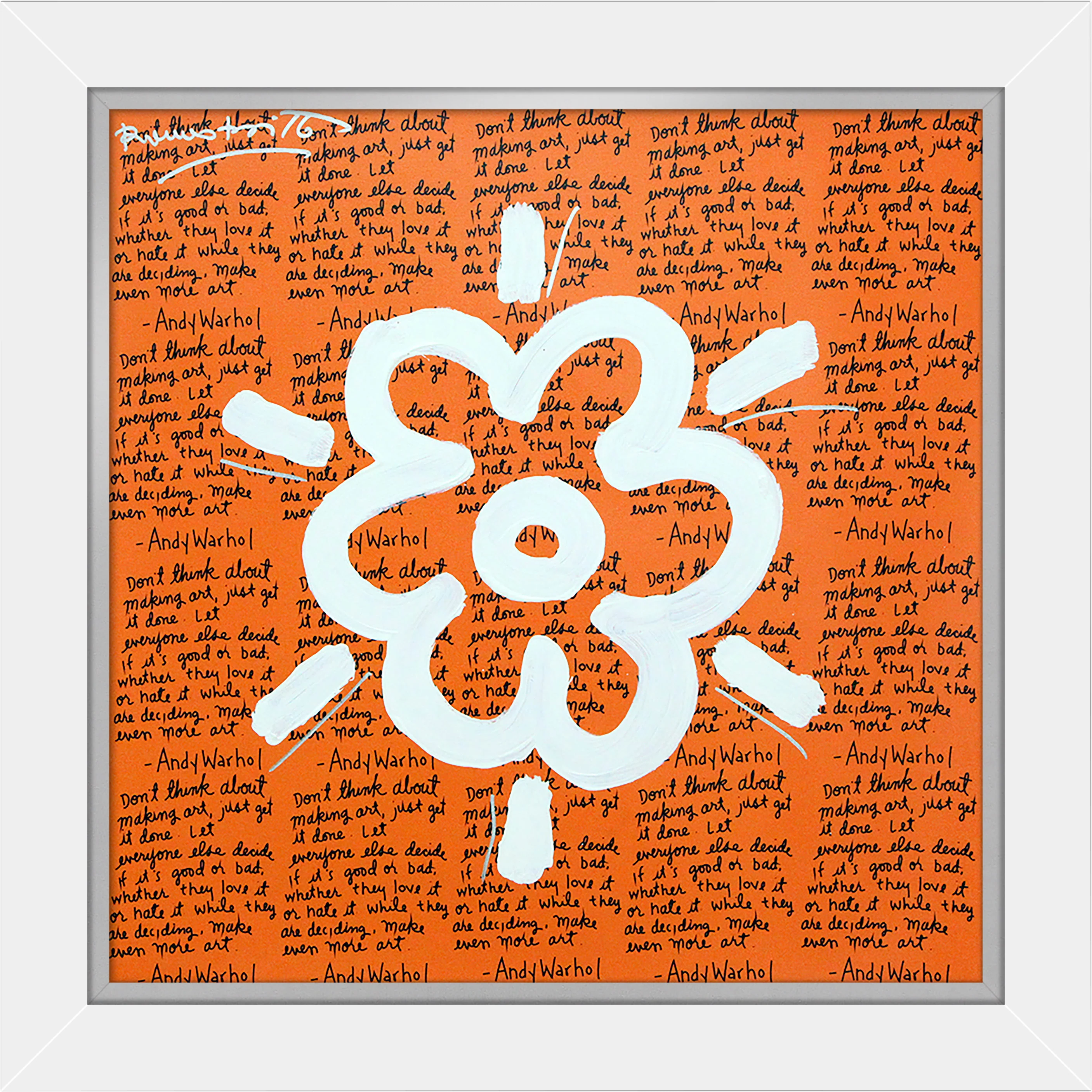 ANDY'S FLOWER - Mixed Media Original - Image 13