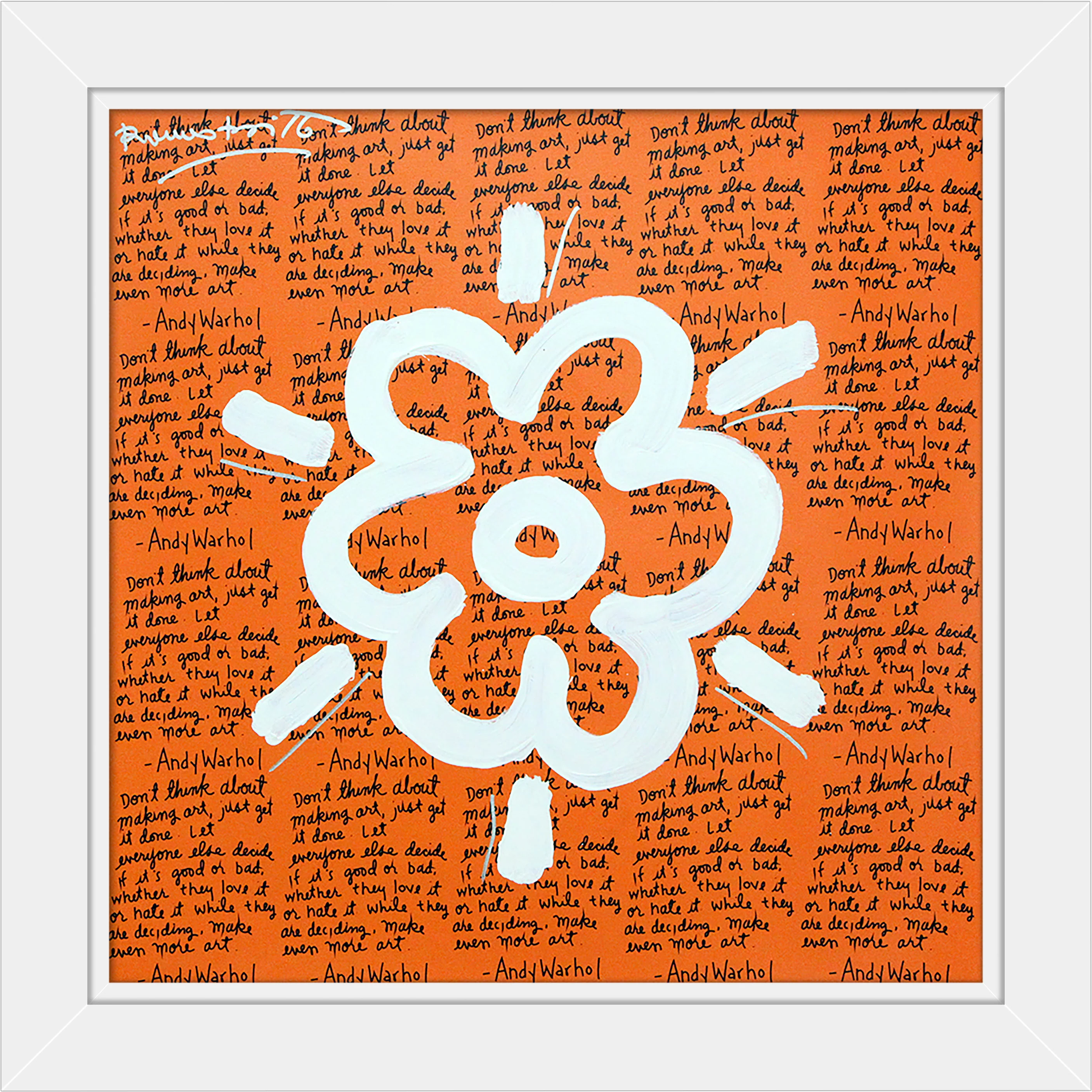 ANDY'S FLOWER - Mixed Media Original - Image 14