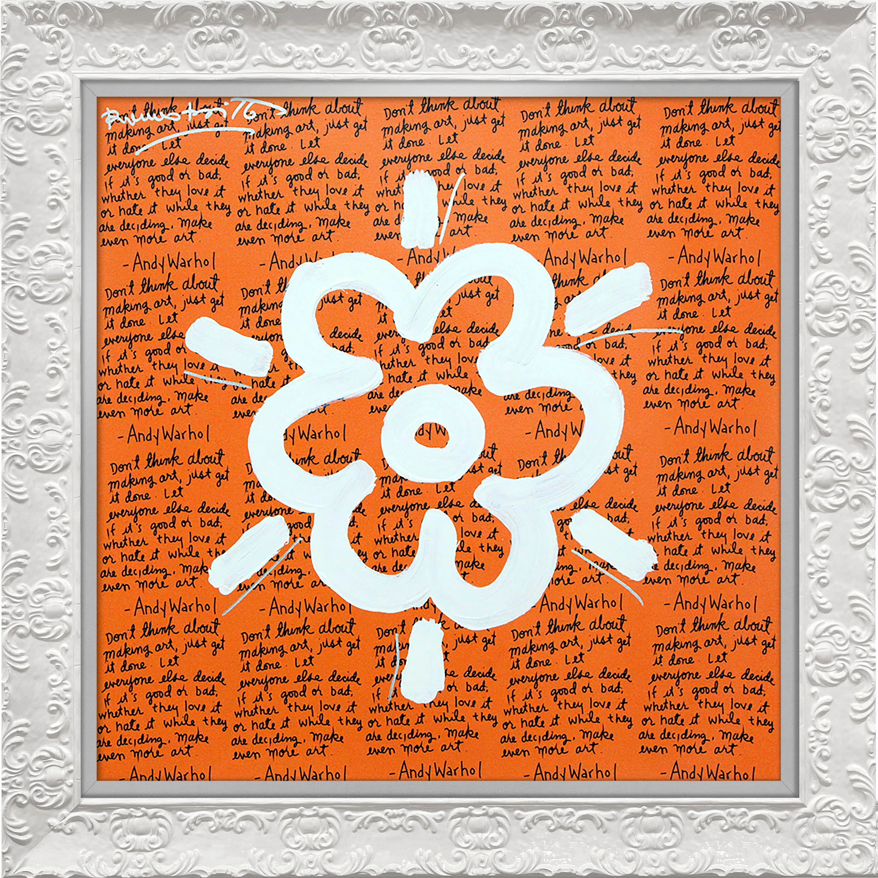 ANDY'S FLOWER - Mixed Media Original - Image 15