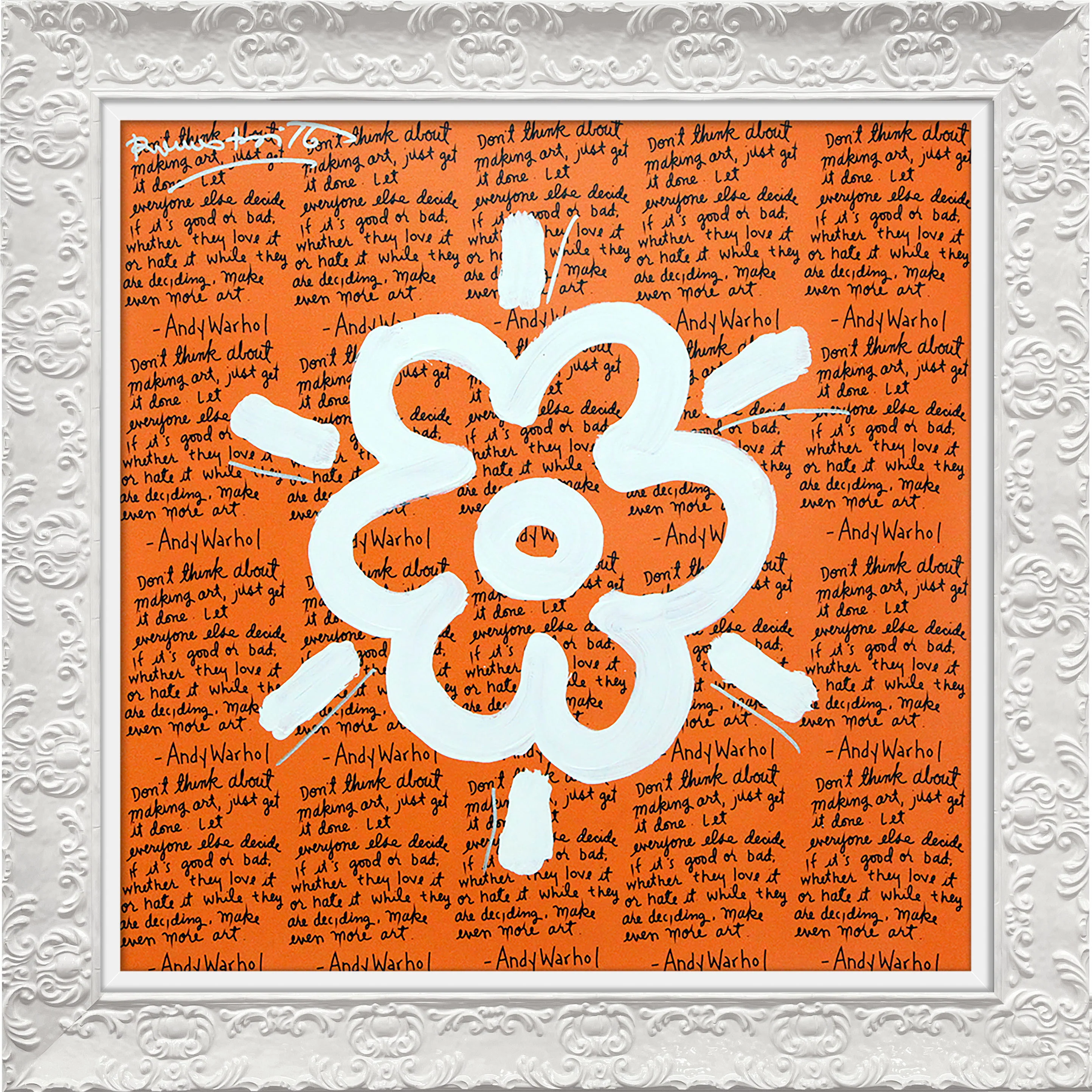 ANDY'S FLOWER - Mixed Media Original - Image 16