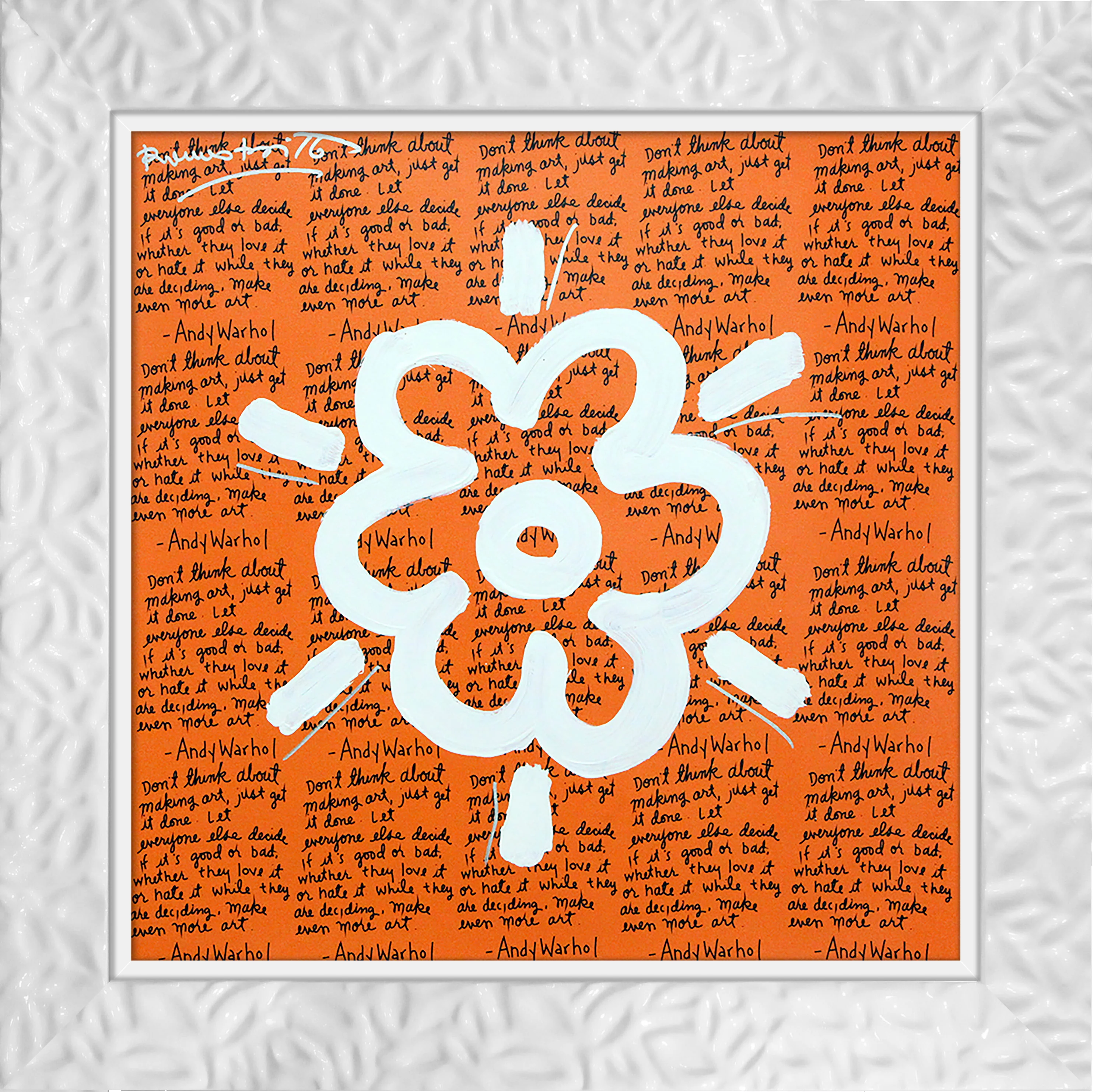 ANDY'S FLOWER - Mixed Media Original - Image 18