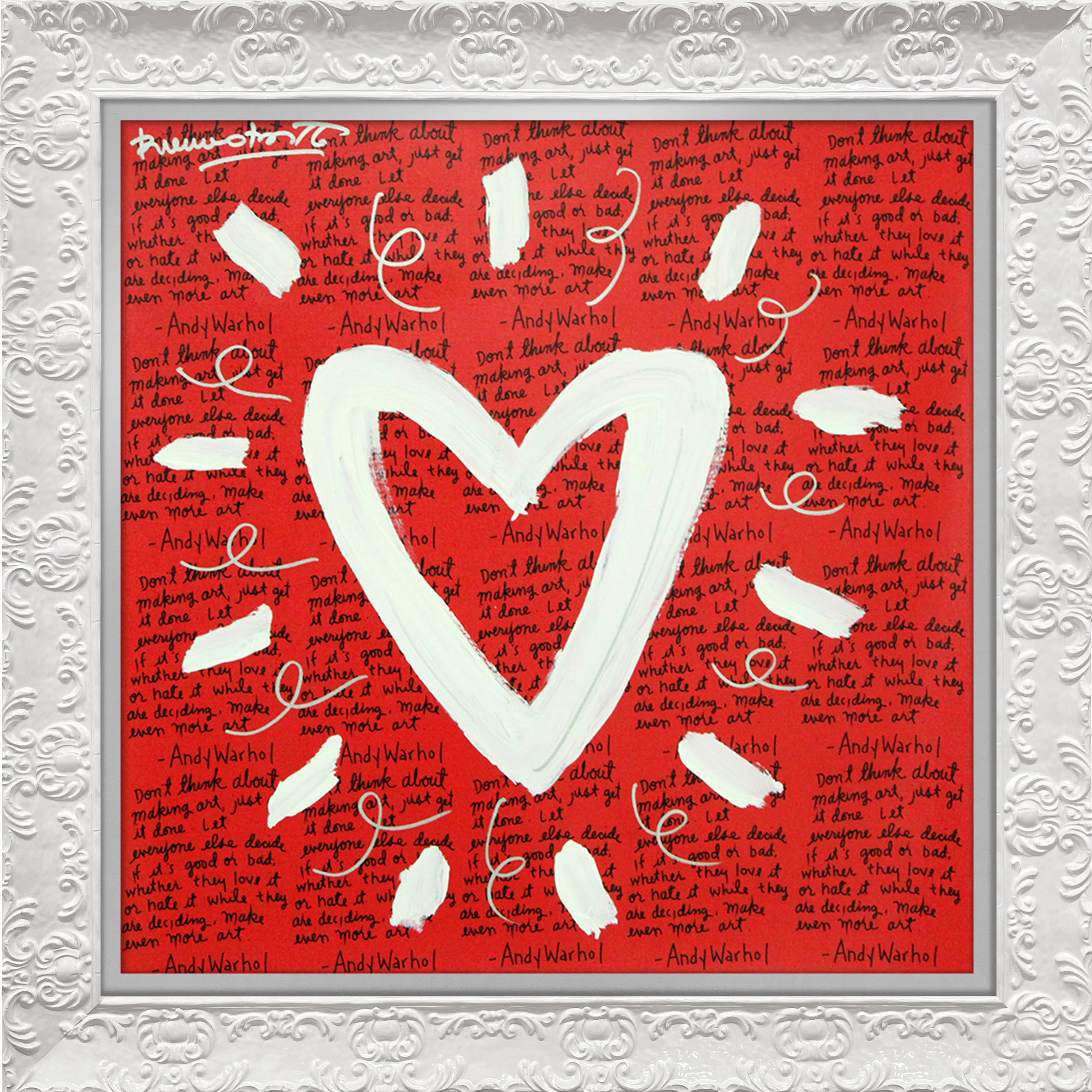 Andy's Heart - Mixed Media Original - Image 11