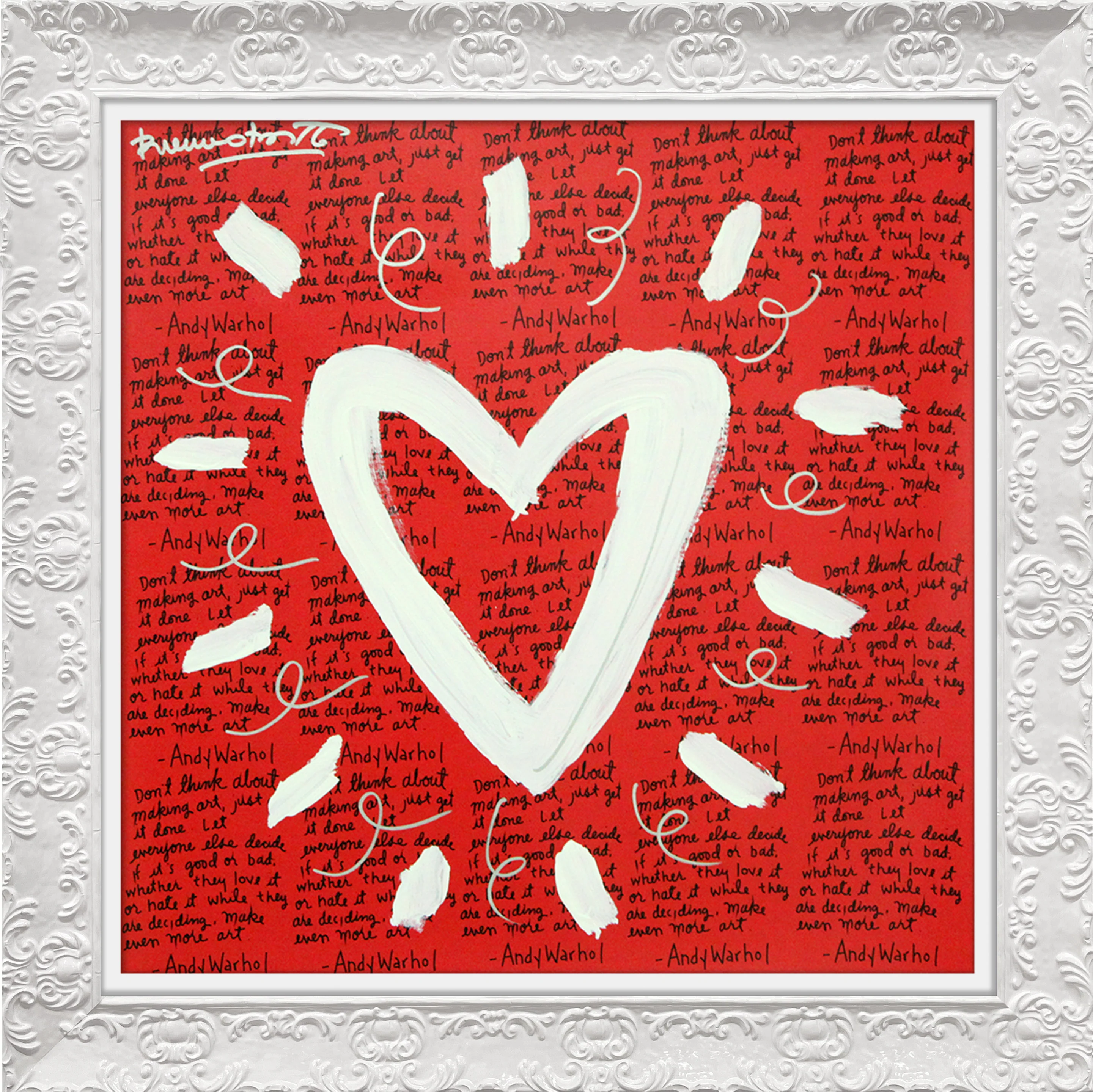 Andy's Heart - Mixed Media Original - Image 12