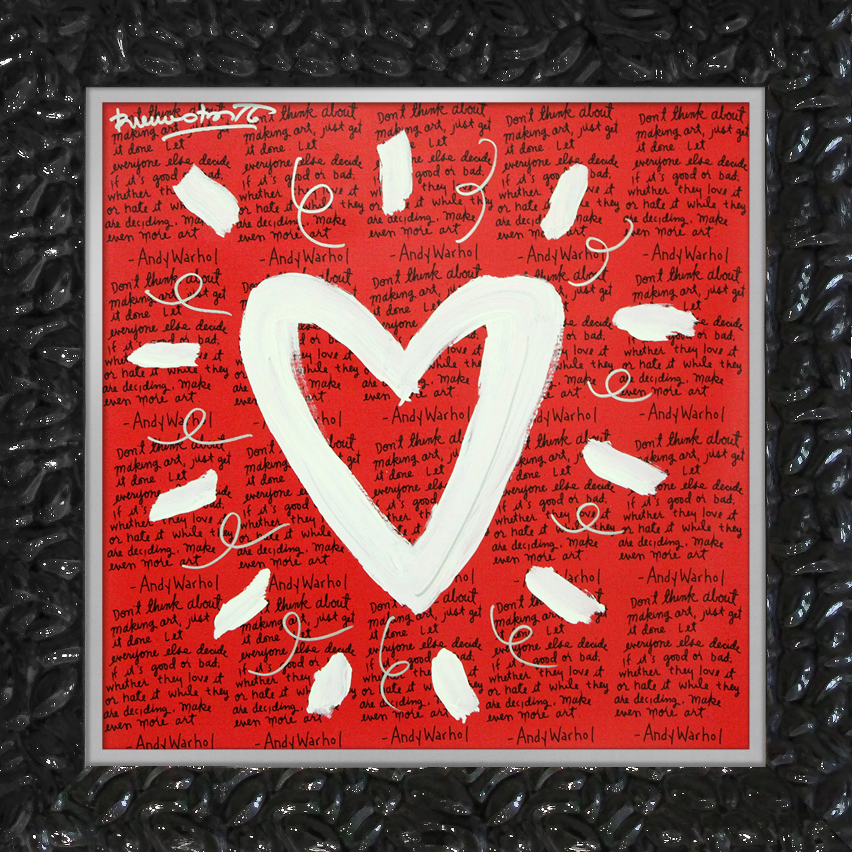 Andy's Heart - Mixed Media Original - Image 13